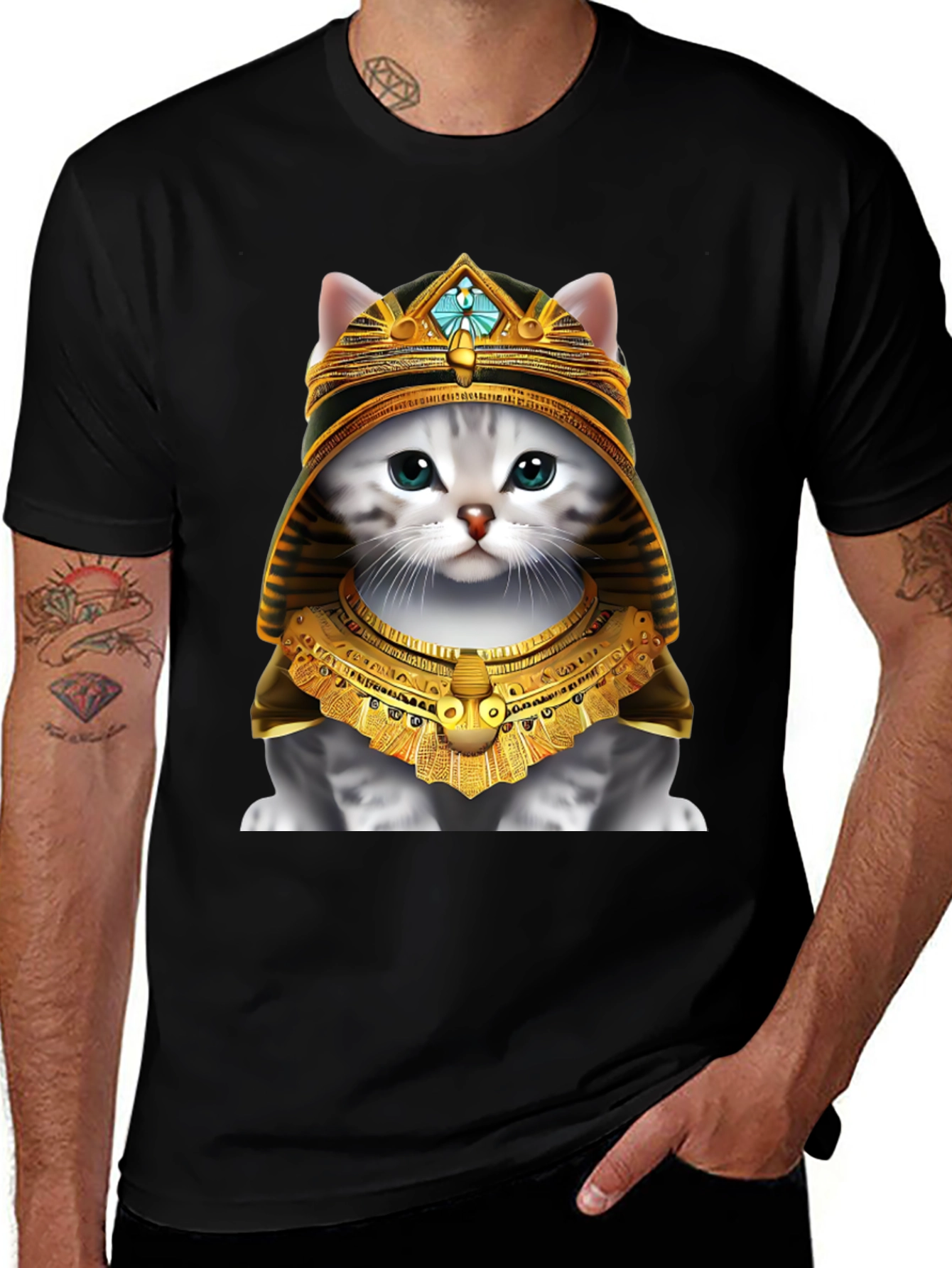 Variant 7 of Pharaoh Cat T-Shirt