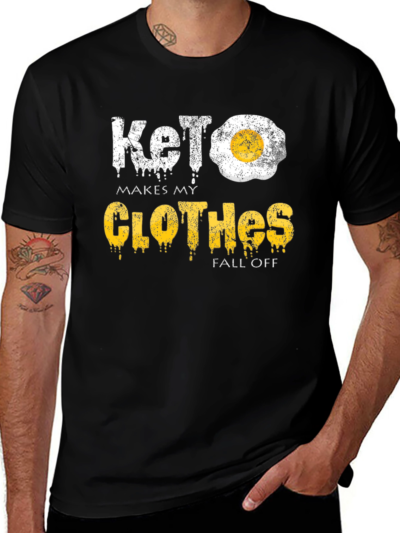 Variant 17 of Keto Diet T-Shirt - Makes My Clothes Fall Off!