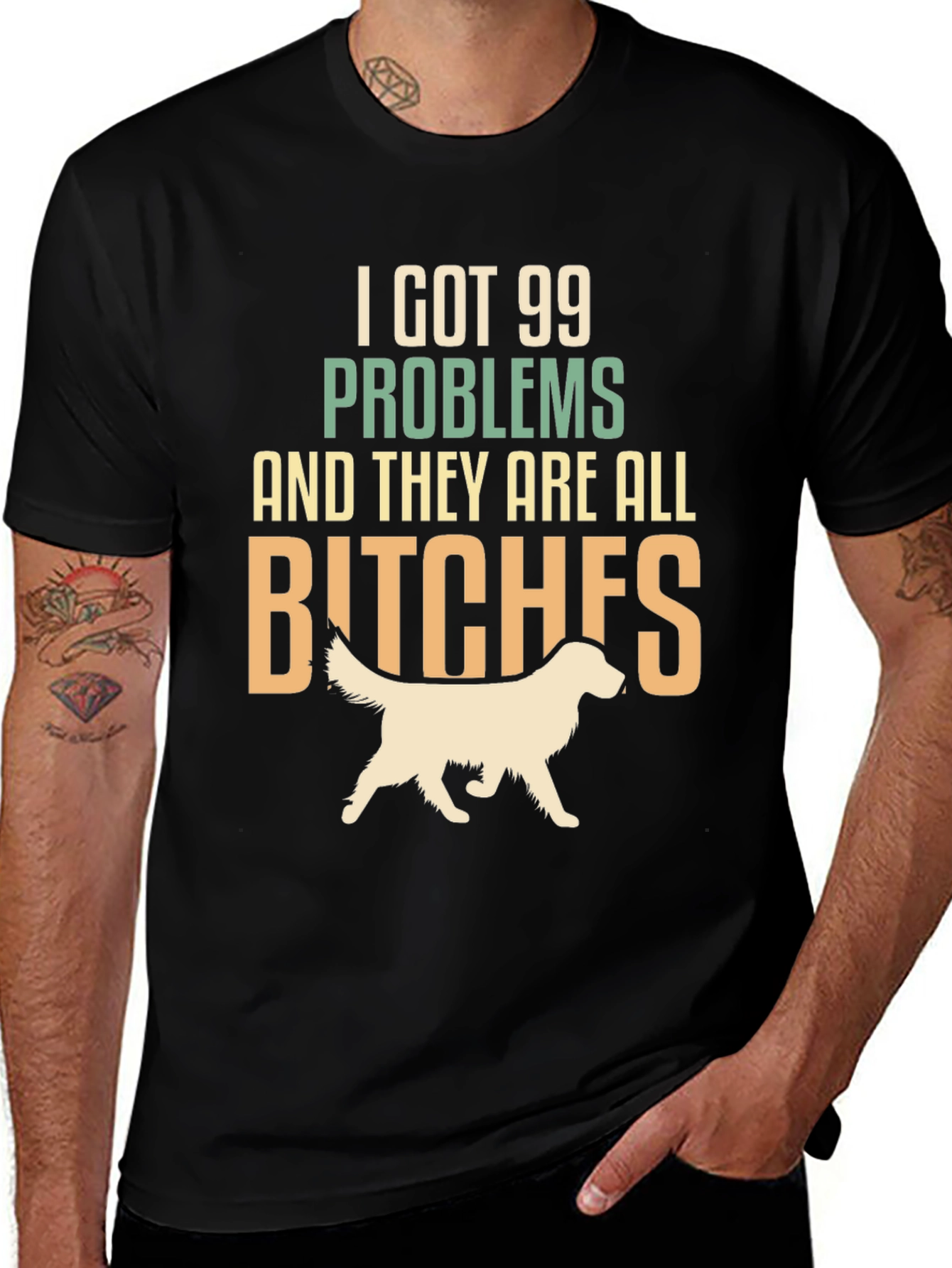 Variant 18 of 99 Problems T-Shirt, Dog Lover Tee, Funny Slogan Top