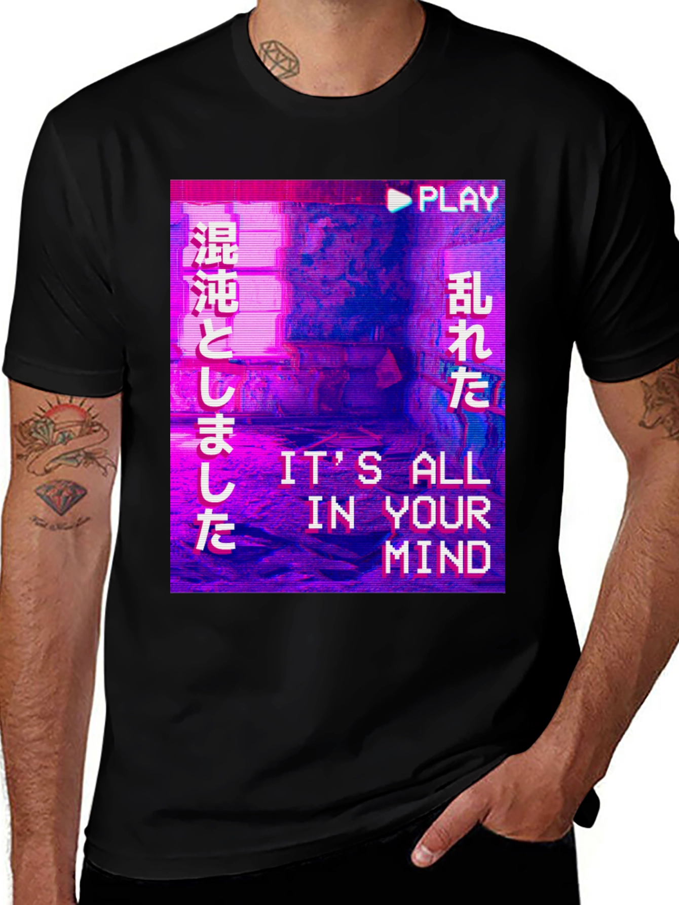 Variant 29 of Aesthetic Vaporwave Style T-Shirt