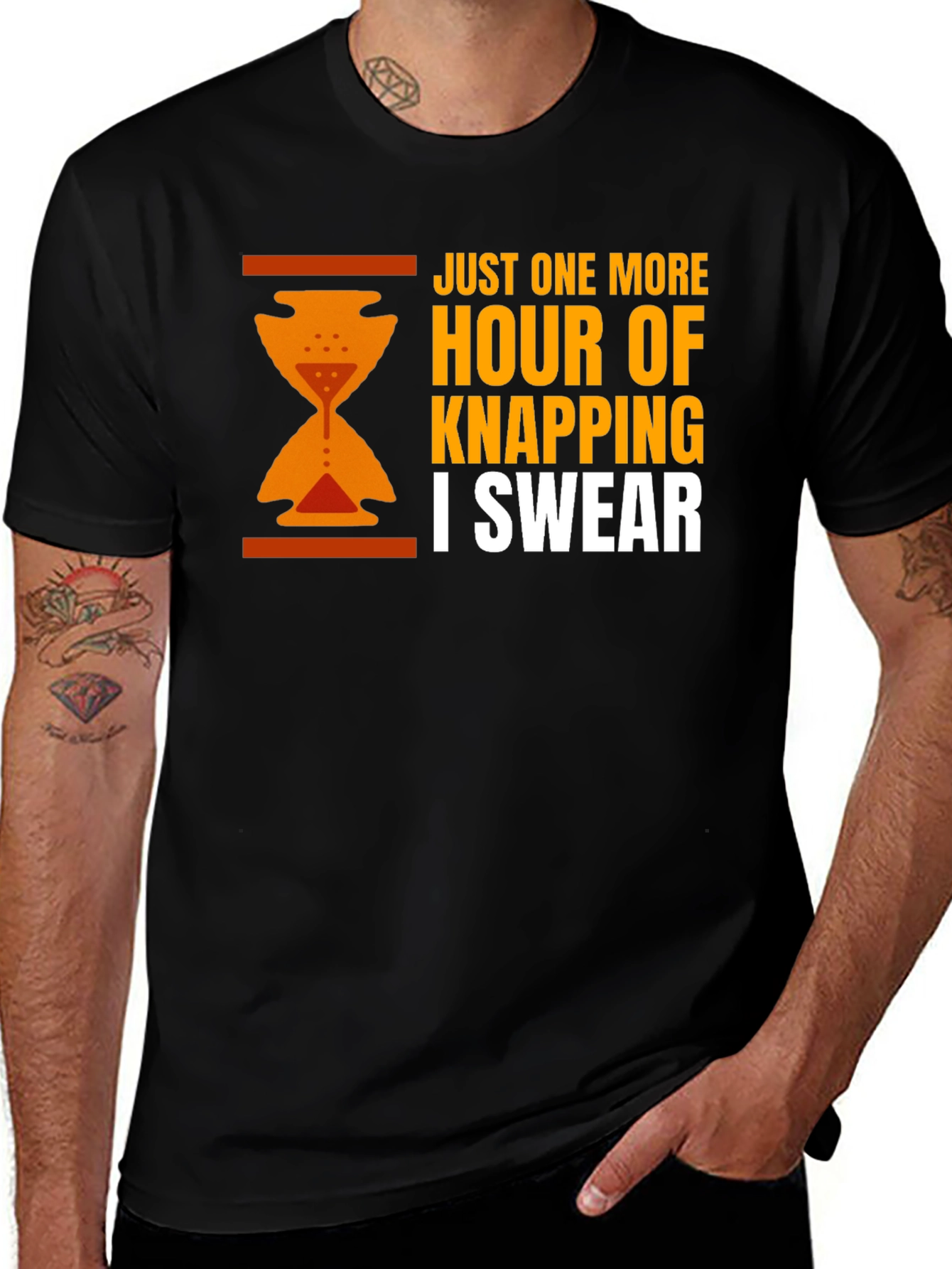 Variant 22 of Just One More Hour Of Knapping Funny T-Shirt