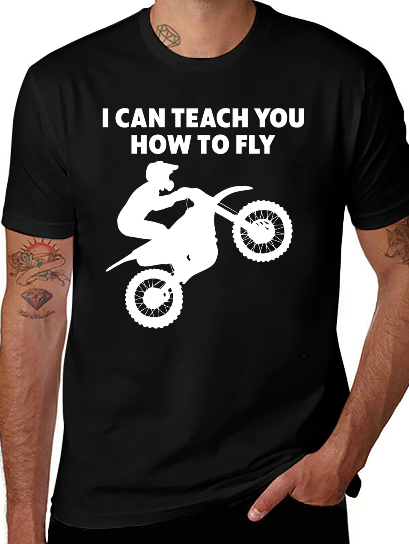 I Can Teach You How to Fly Motocross T-Shirt