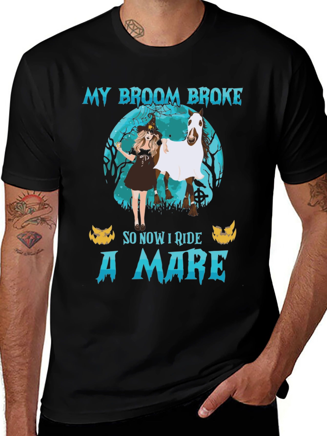 Halloween Witch Mare T-Shirt