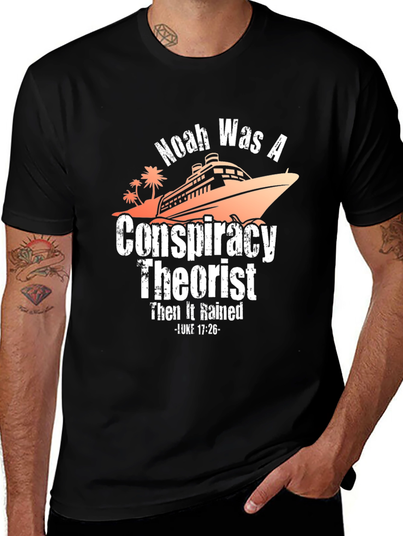 Variant 8 of Noah Conspiracy Theorist T-Shirt