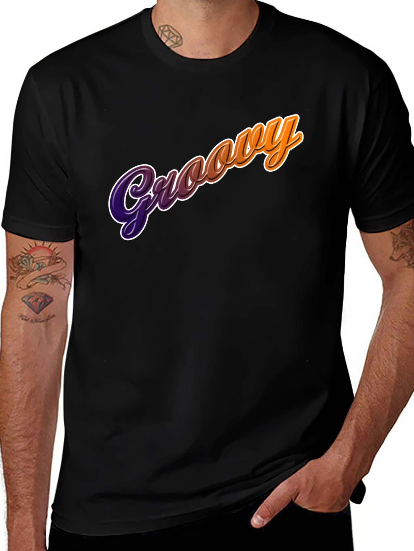 Variant 21 of Groovy Retro Graphic Tee - Stylish Comfort Fit
