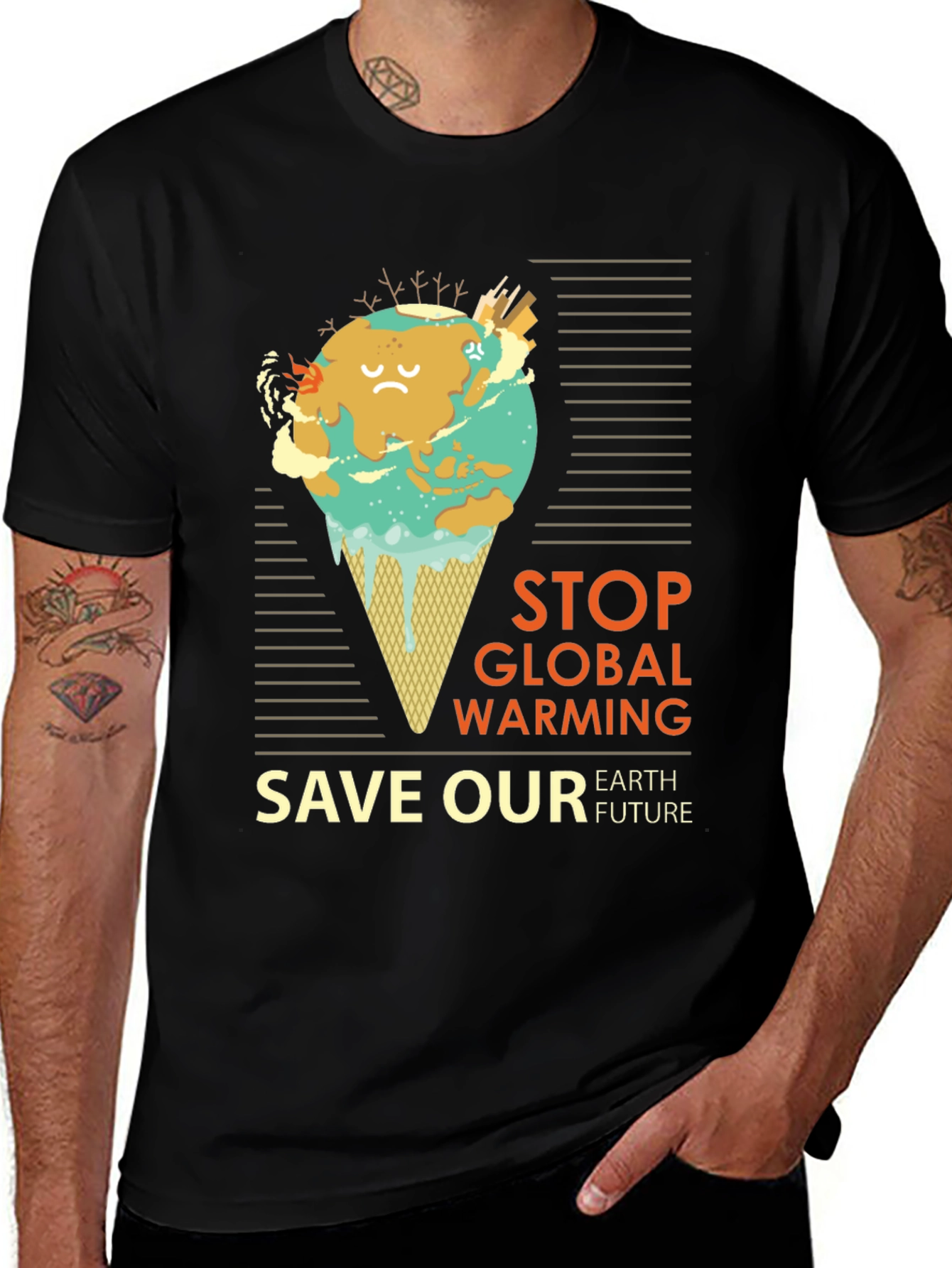 Variant 25 of Stop Global Warming Graphic Tee