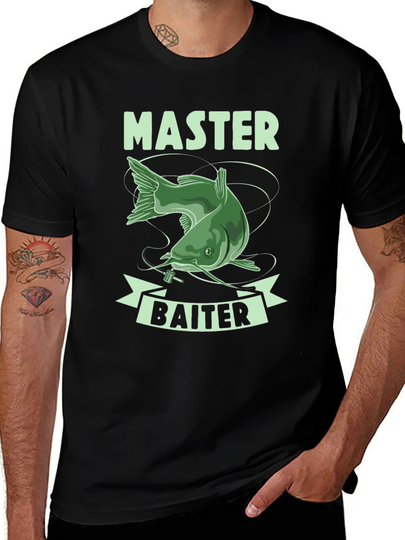 Variant 14 of Master Baiter Funny Fishing T-Shirt