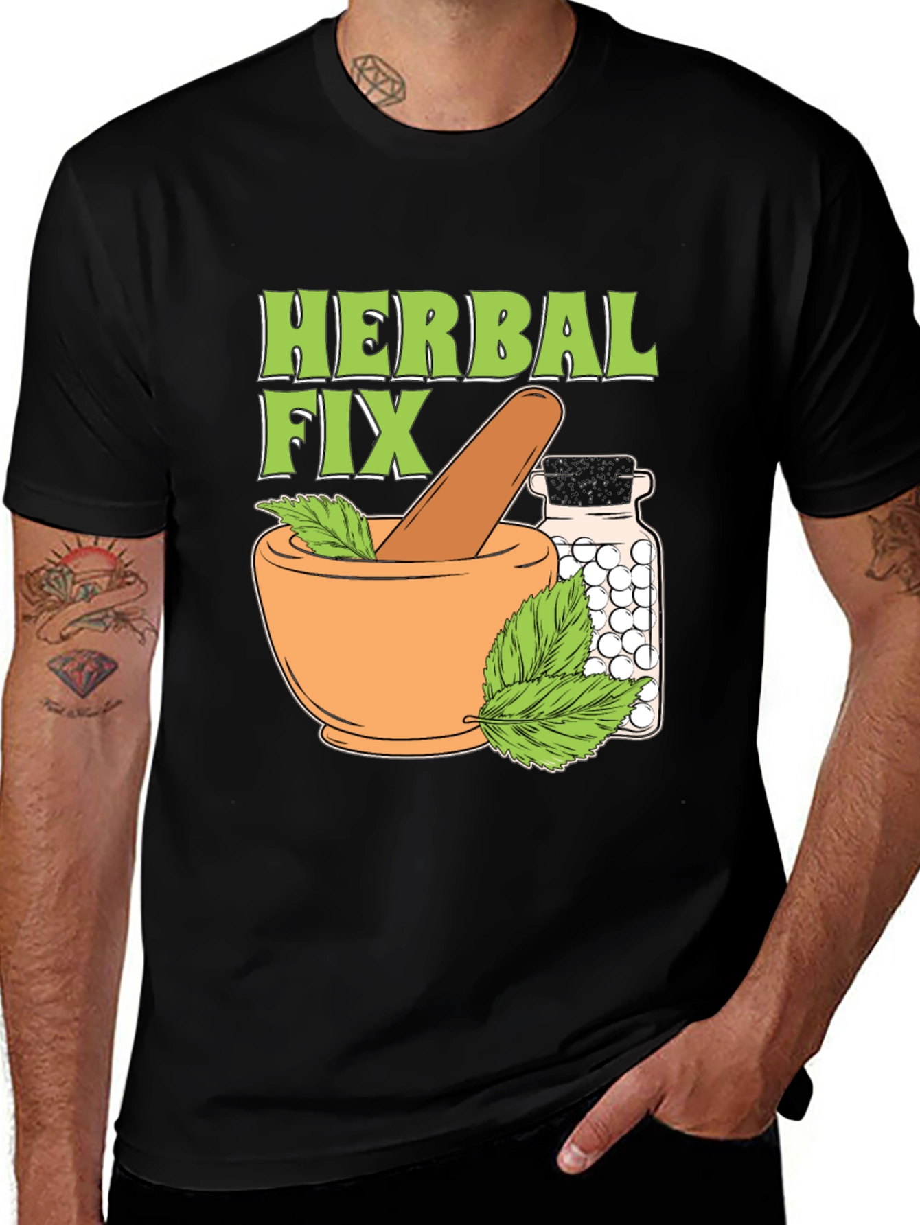 Herbal Fix T-Shirt - Natural Remedy Design