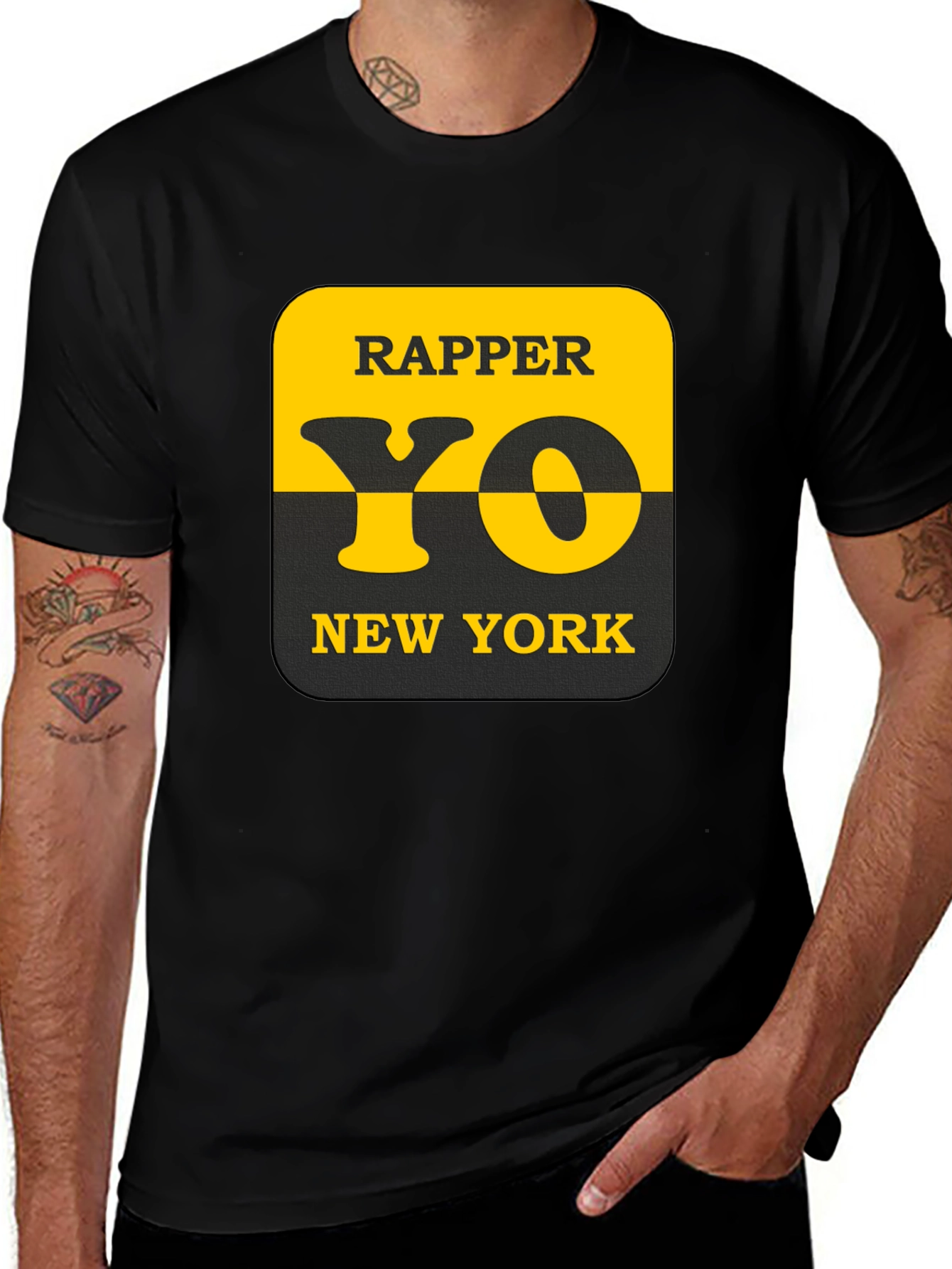 Variant 17 of Rapper YO New York T-Shirt - Urban Style