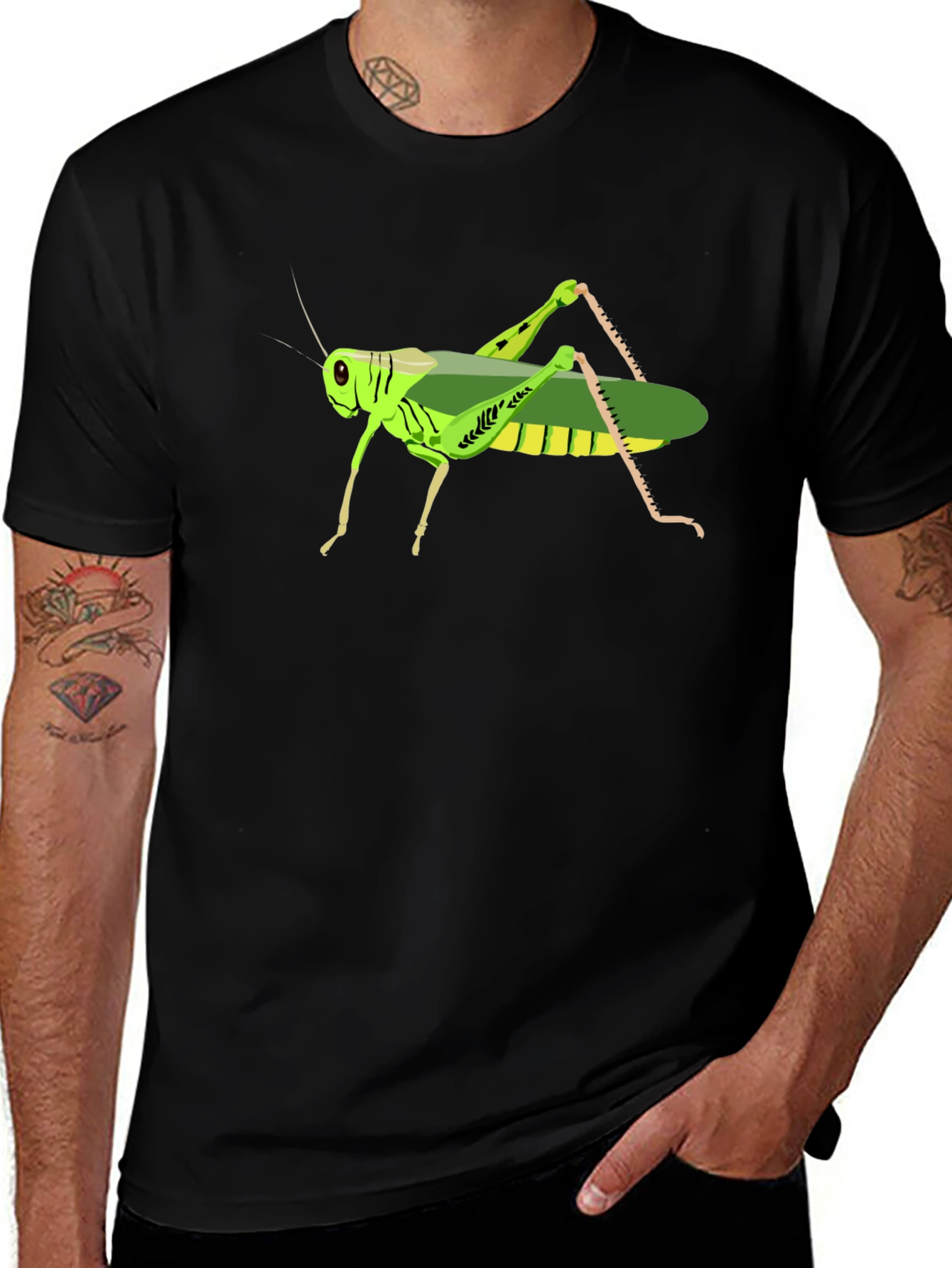 Variant 6 of Grasshopper Graphic Tee - Cool Insect Design T-Shirt