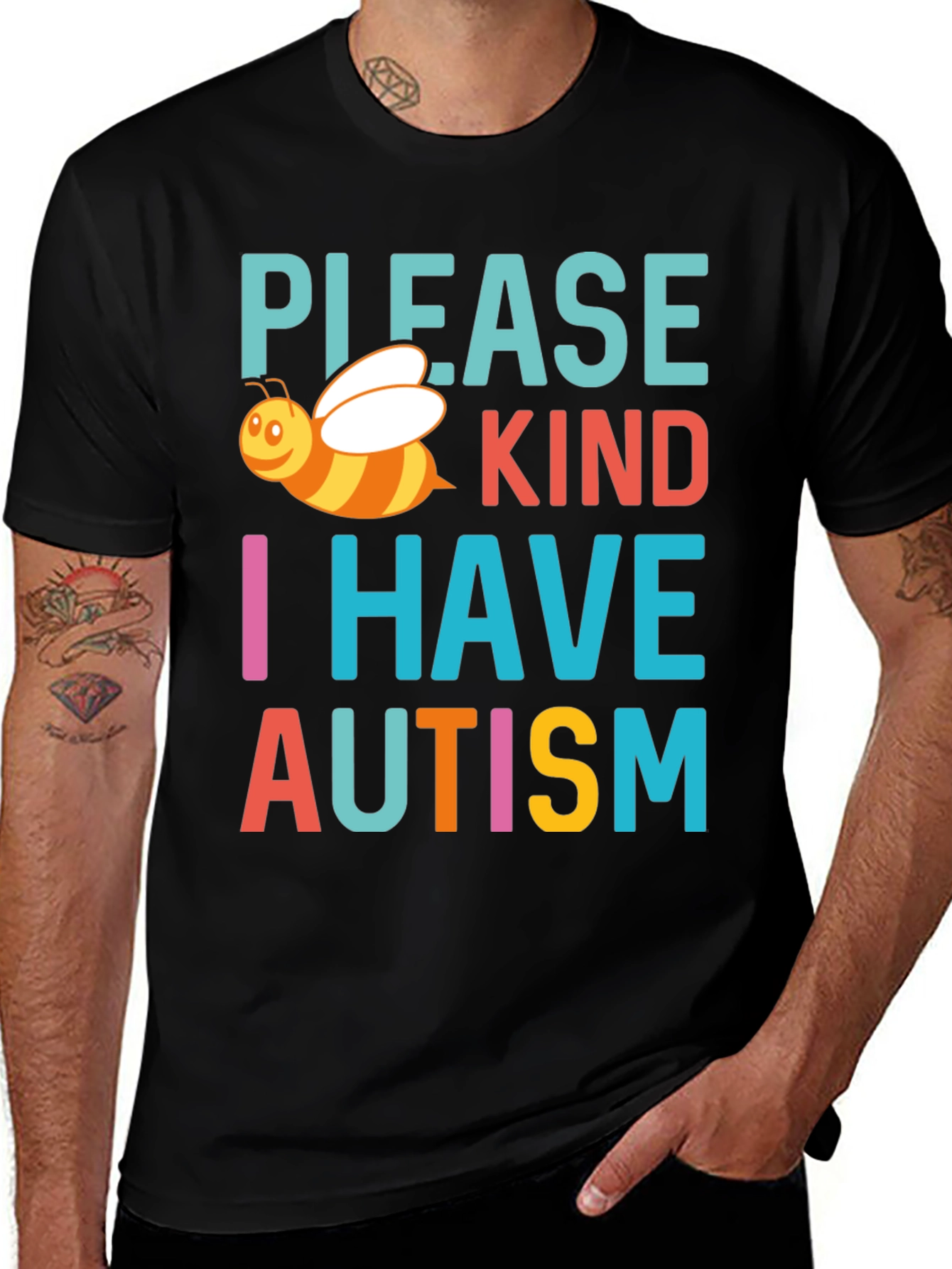 Variant 28 of Autism Awareness T-Shirt - Please Be Kind