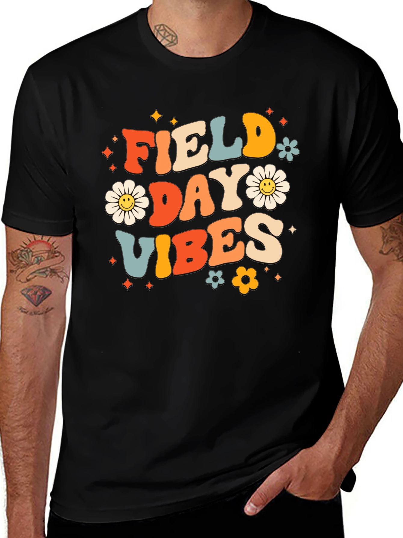 Variant 9 of Retro Field Day Vibes Graphic Tee