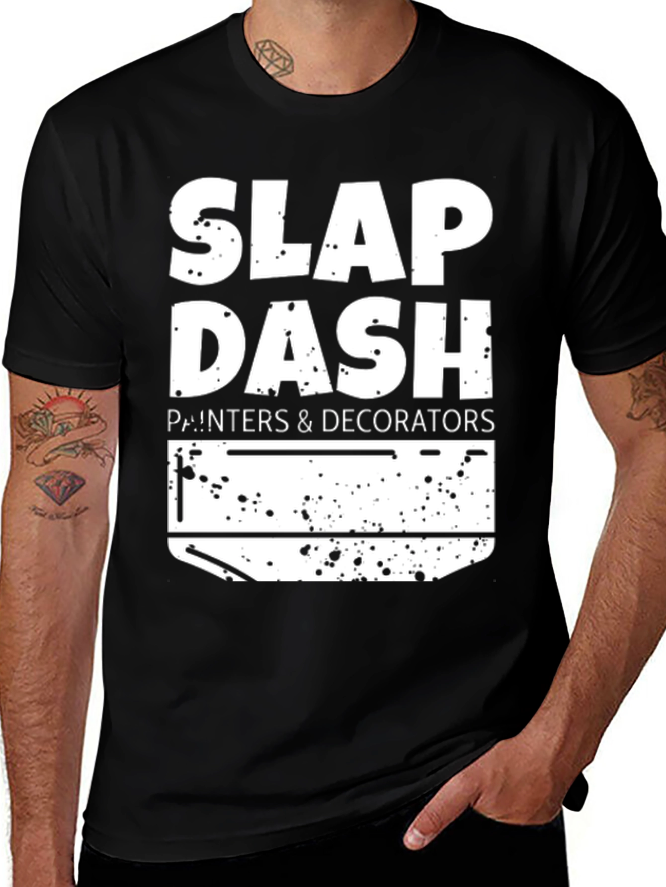 Slap Dash Painters T-Shirt - Funny Decorator Tee