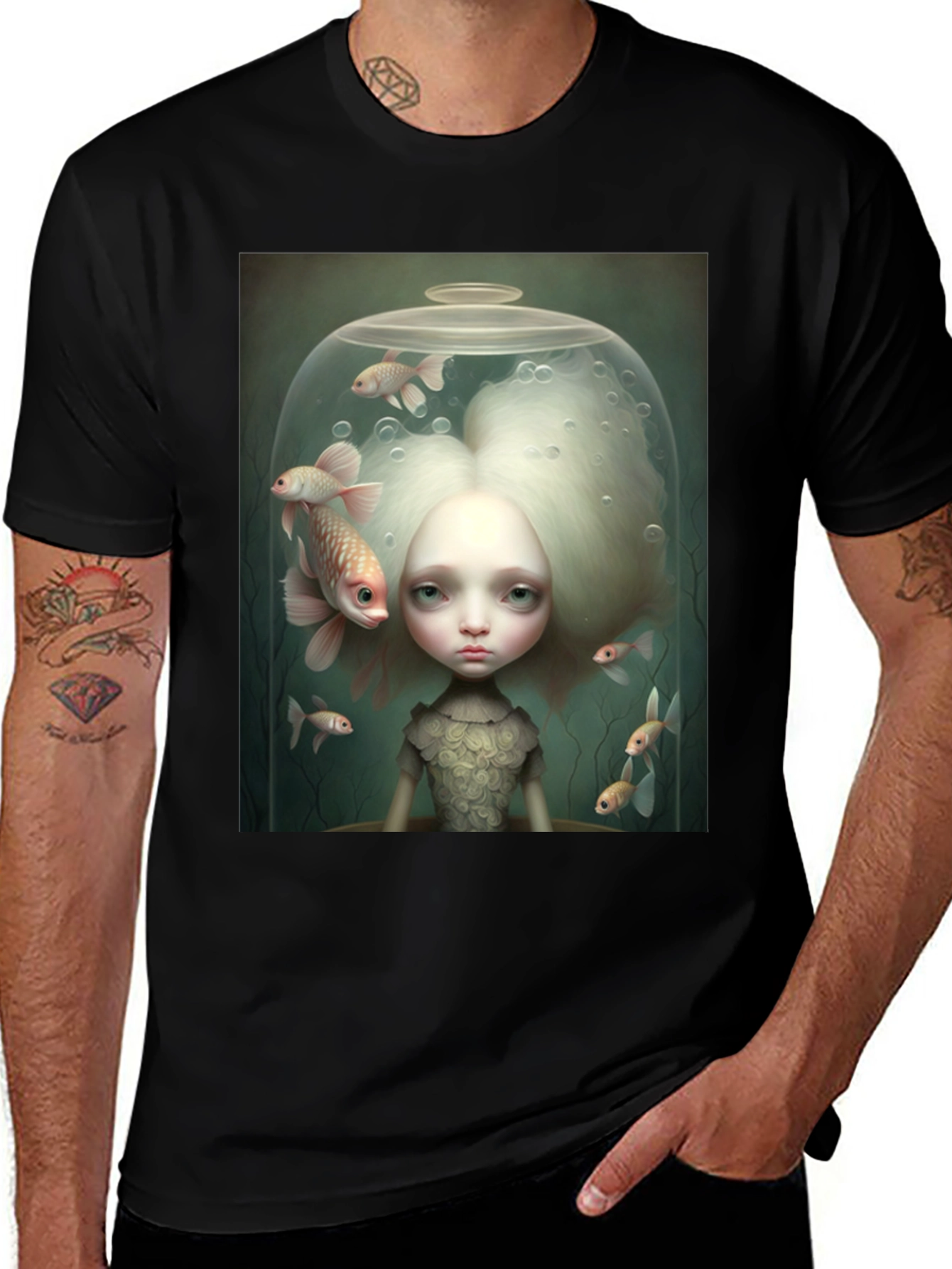 Variant 23 of Fishbowl Art Graphic Tee