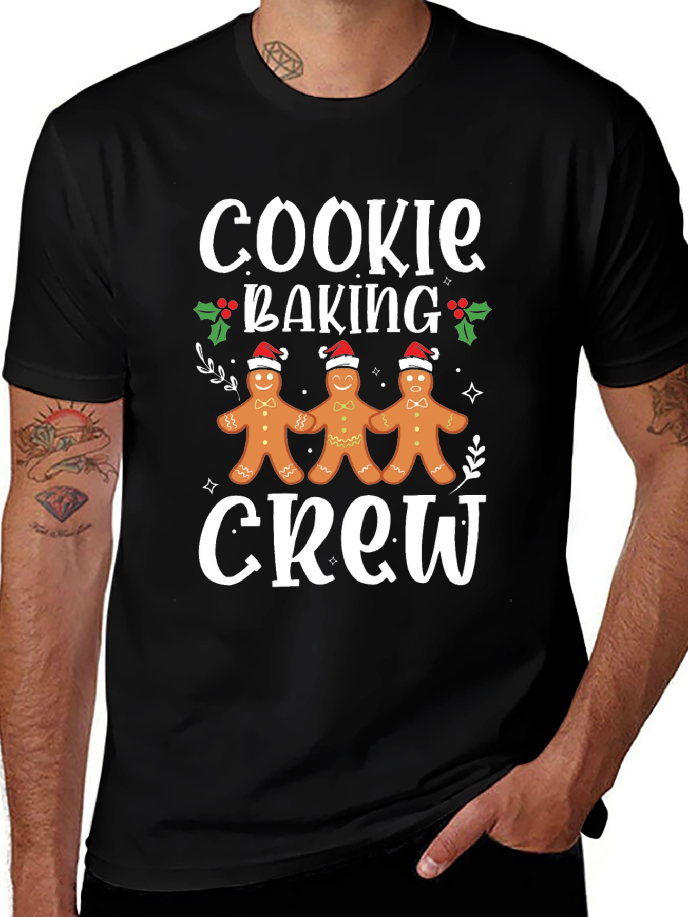 Variant 4 of Cookie Baking Crew Holiday T-Shirt