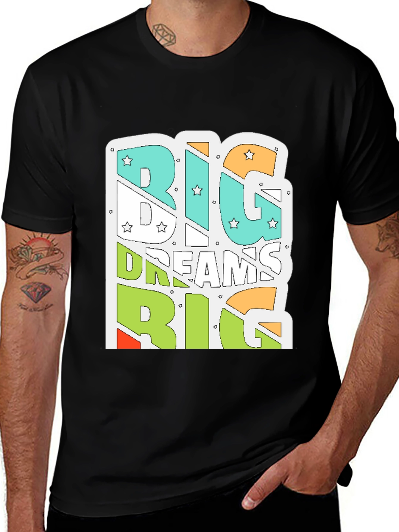 Variant 8 of Big Dreams T-Shirt - Inspiring Graphic Tee