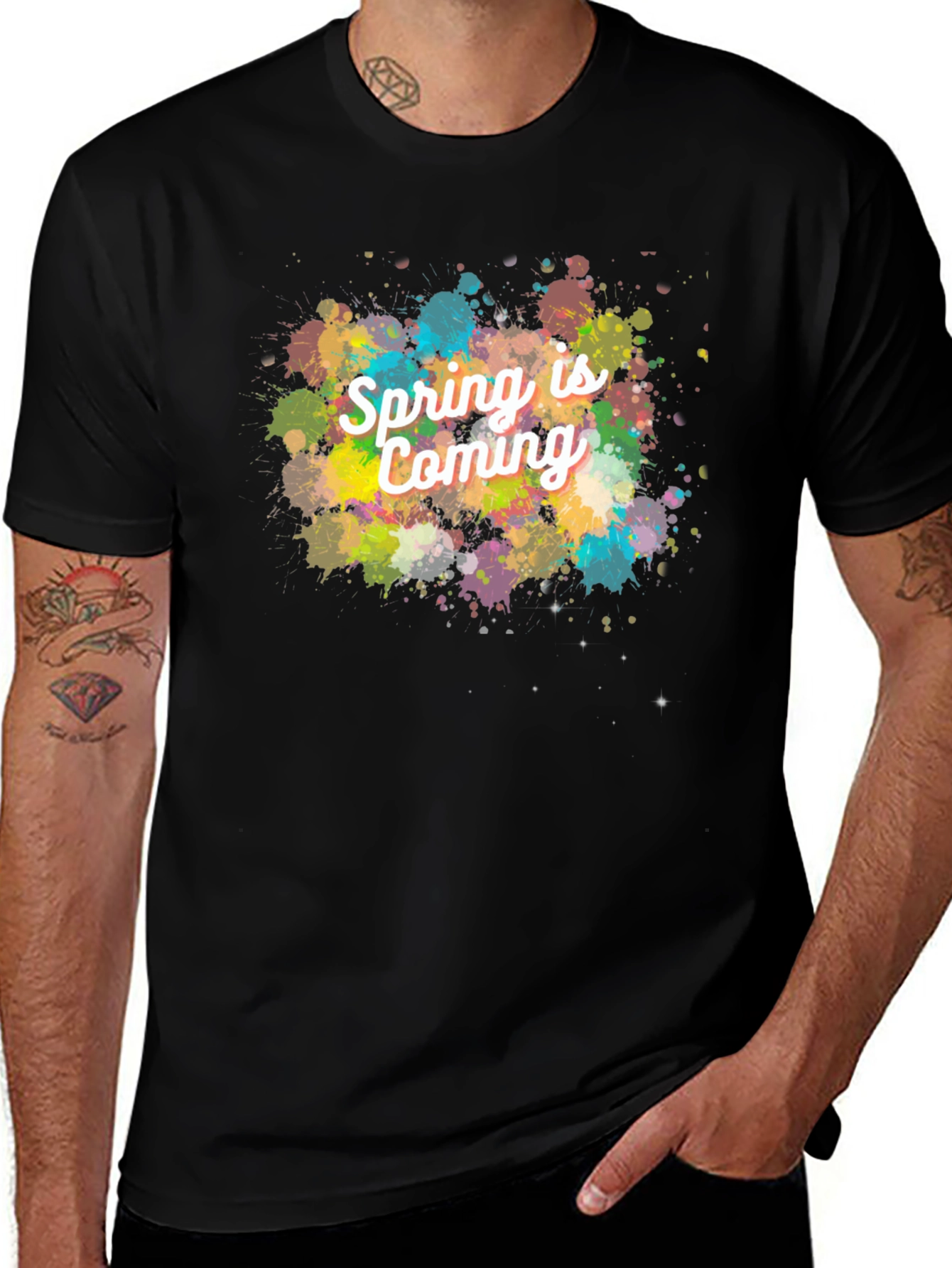 Variant 20 of Spring is Coming Graphic T-Shirt