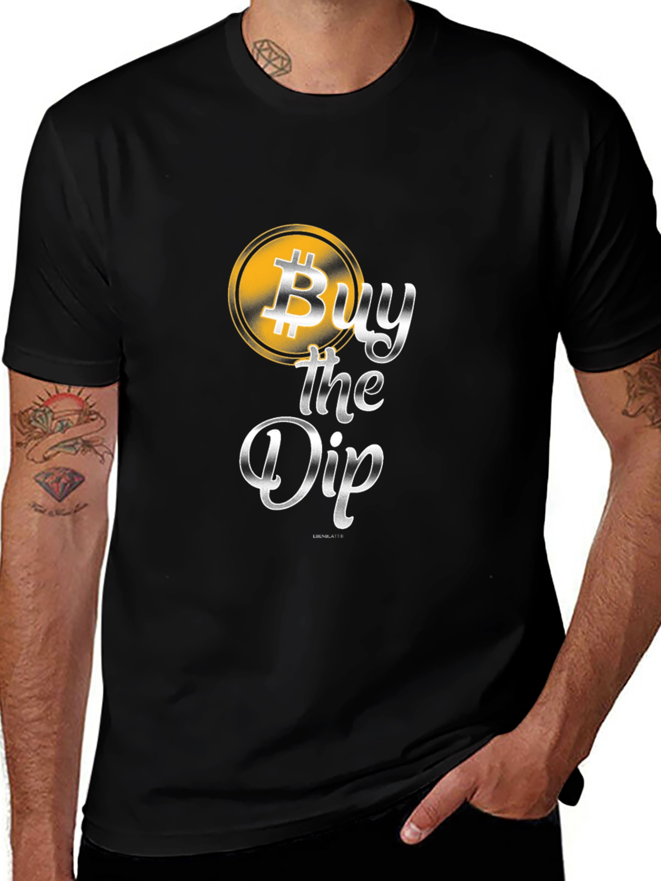 Buy the Dip Bitcoin Graphic Tee - Crypto Investor T-Shirt