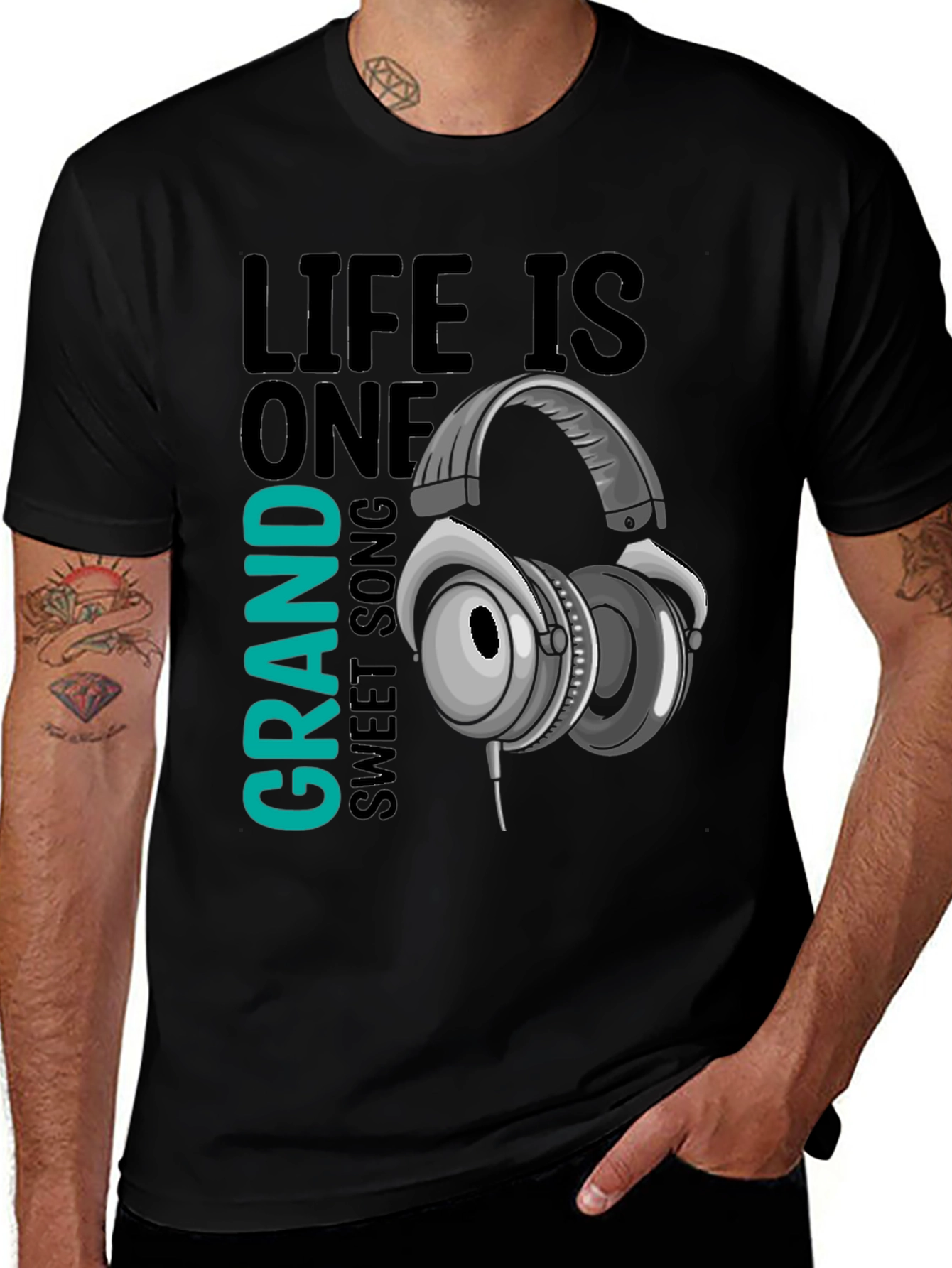 Variant 2 of Life is One Grand Sweet Song Graphic Tee