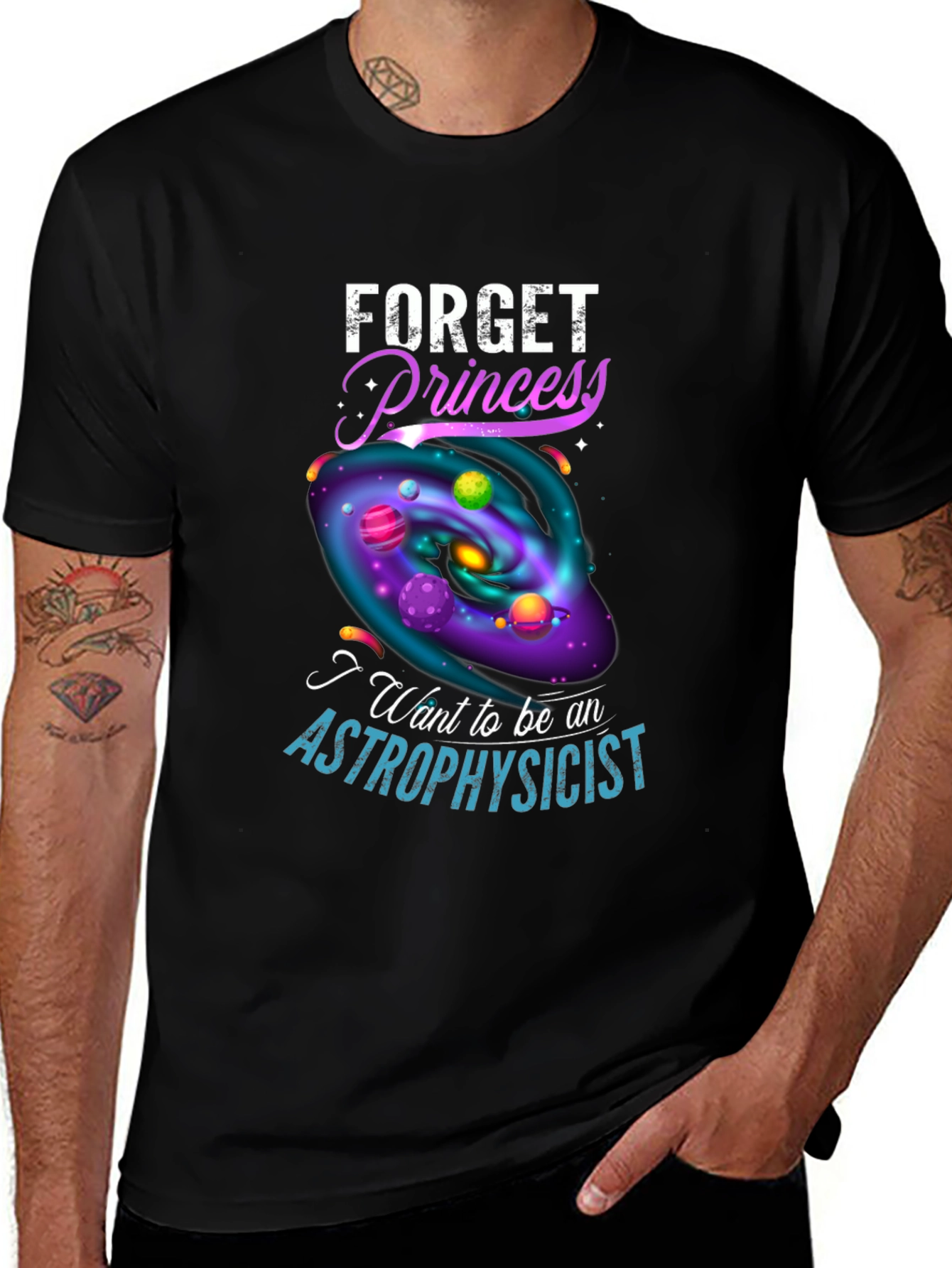 Variant 11 of Forget Princess Astrophysicist T-Shirt
