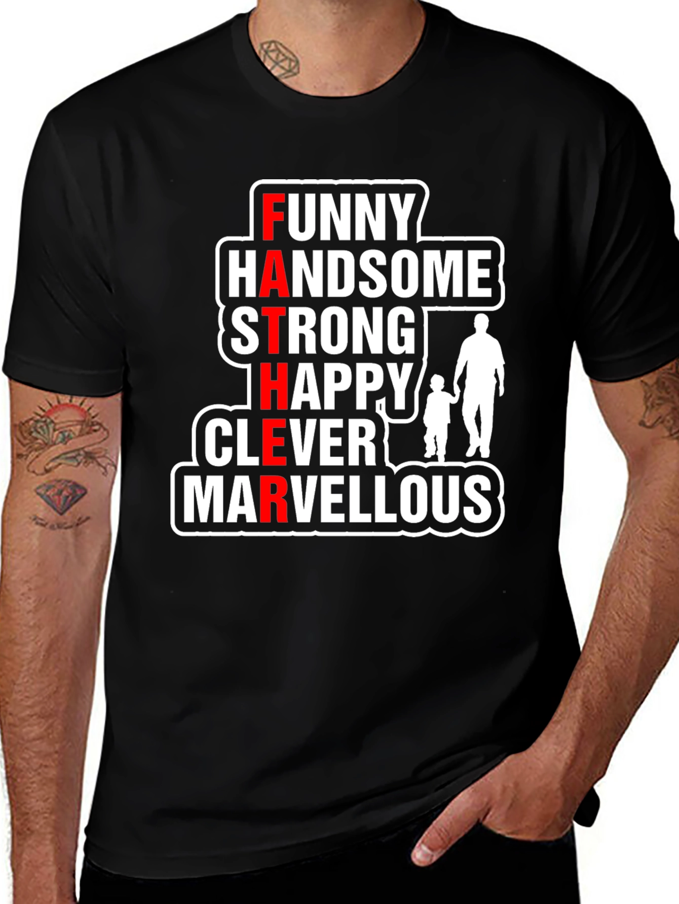 Variant 21 of Funny Father Handsome T-Shirt
