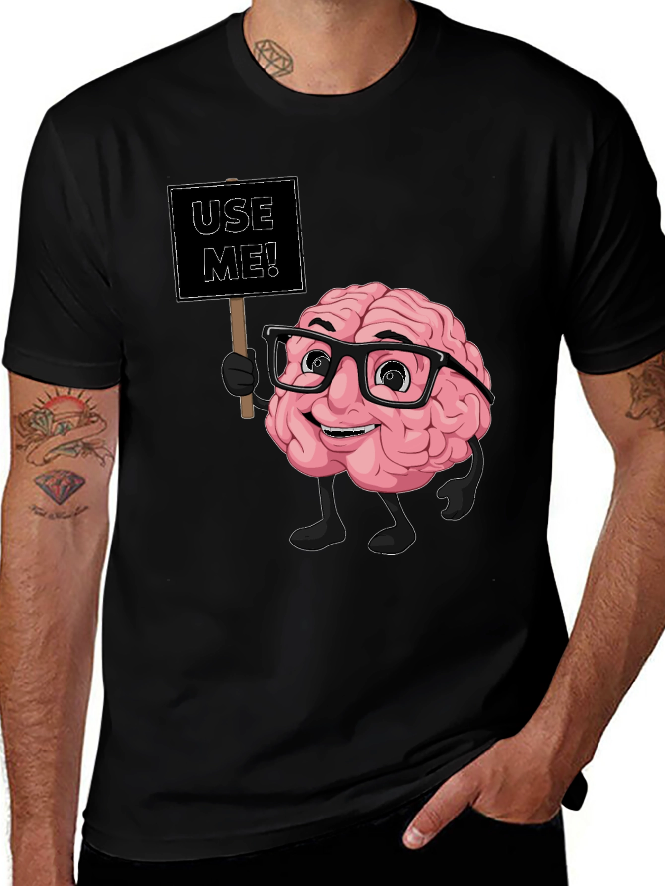 Variant 13 of Use Me Brain Graphic T-Shirt