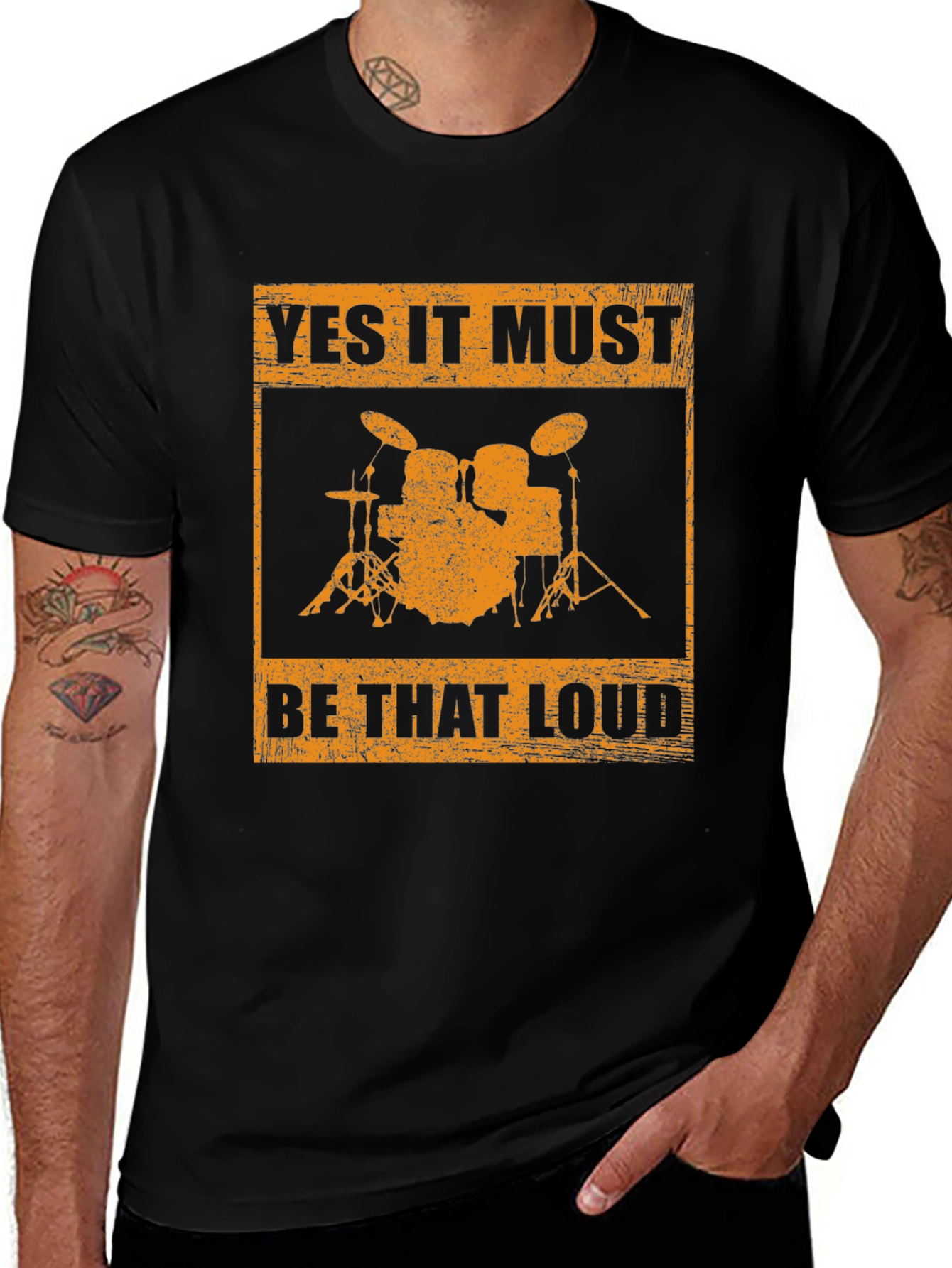 Variant 15 of Yes It Must Be That Loud Drummer T-Shirt