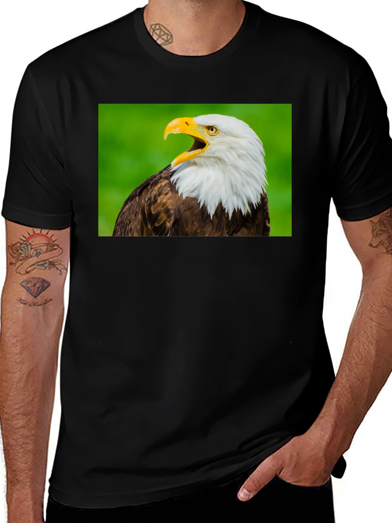 Variant 7 of Bald Eagle Graphic Tee - Patriotic Bird Lover
