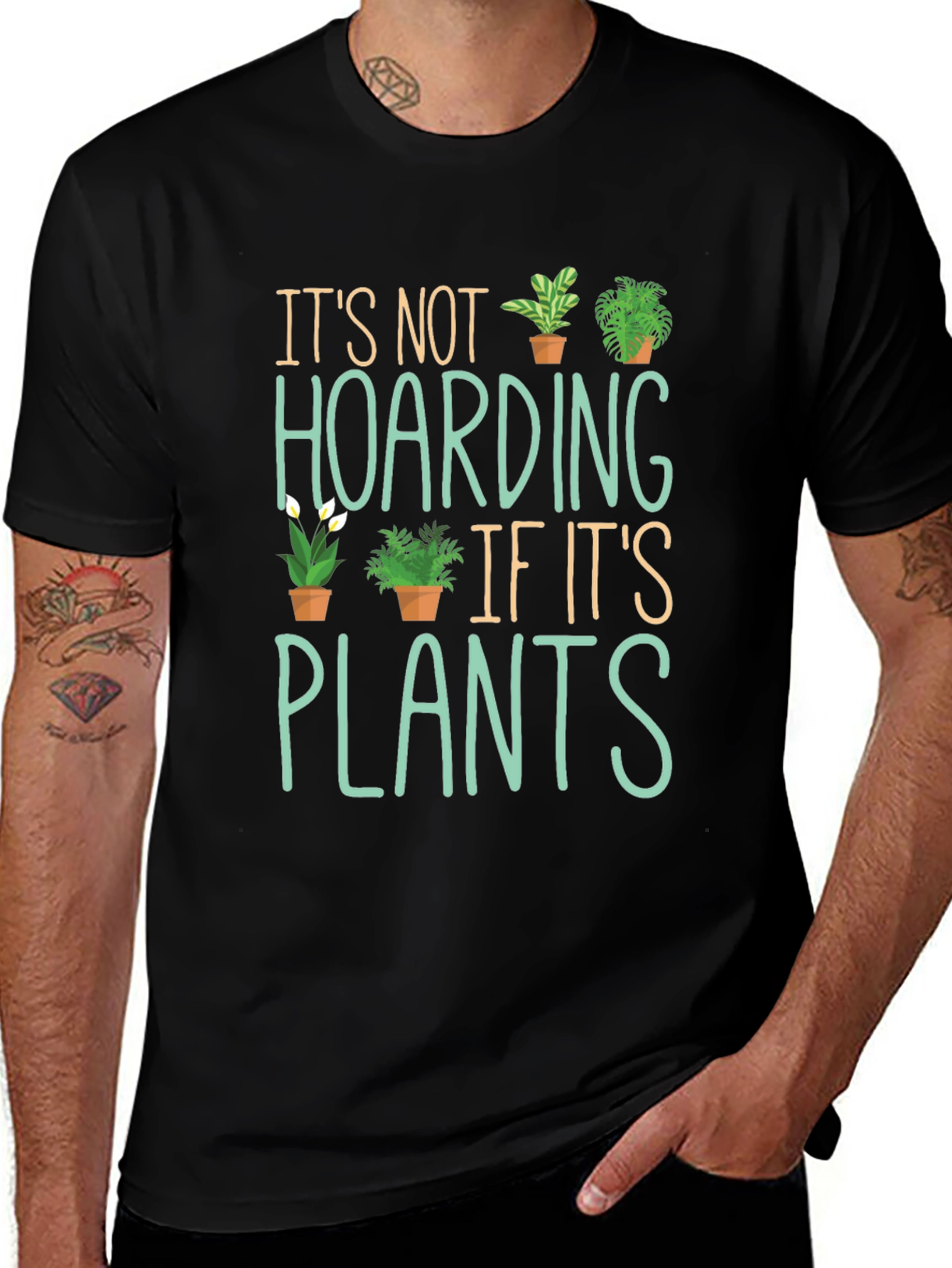 It's Not Hoarding Plants Funny T-Shirt
