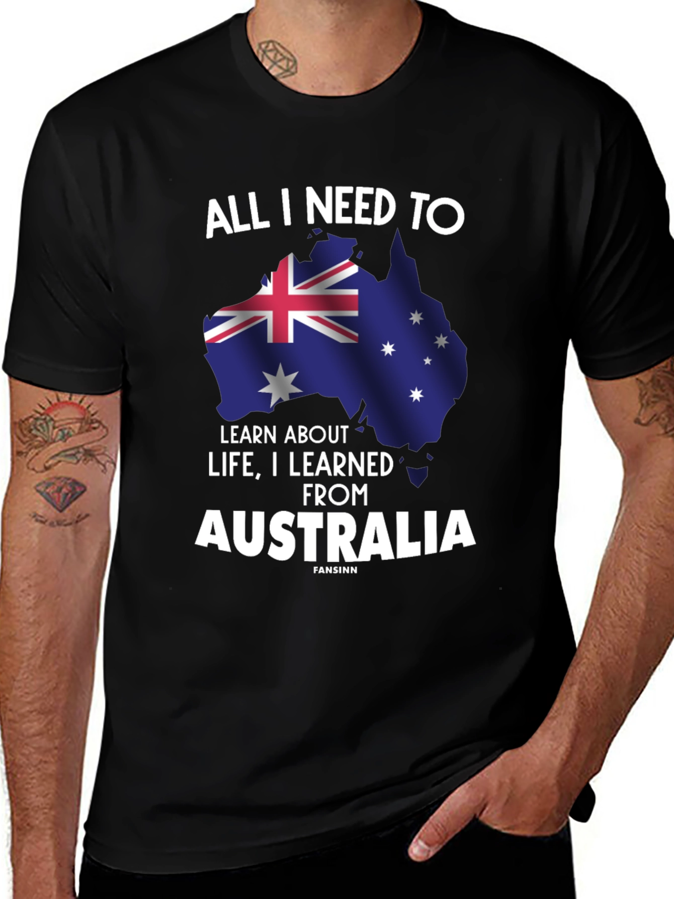 Australia Flag Graphic T-Shirt