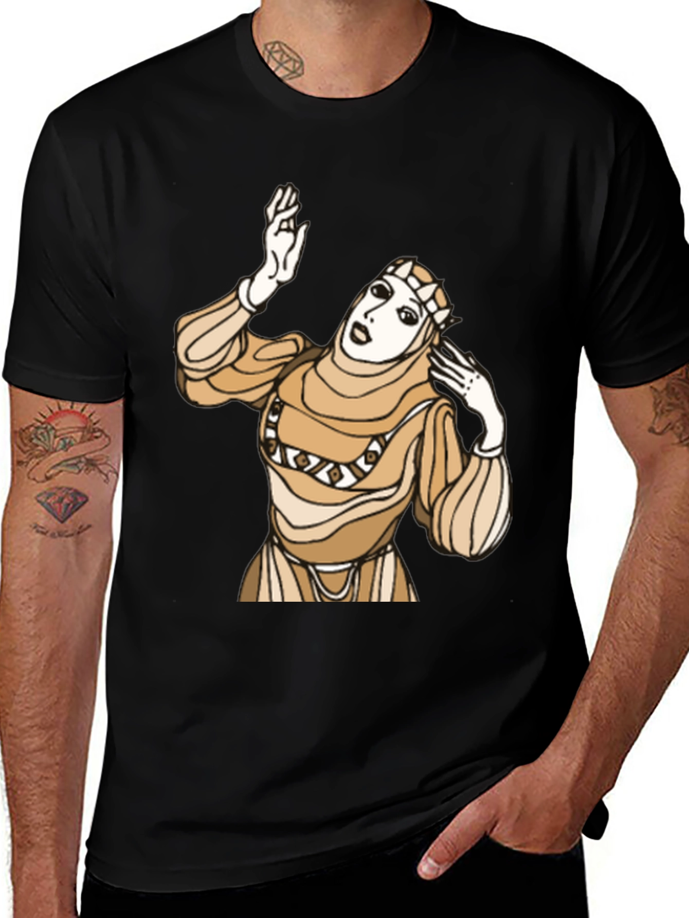 Variant 12 of Vintage Art Deco Style T-Shirt - Unique Graphic Tee