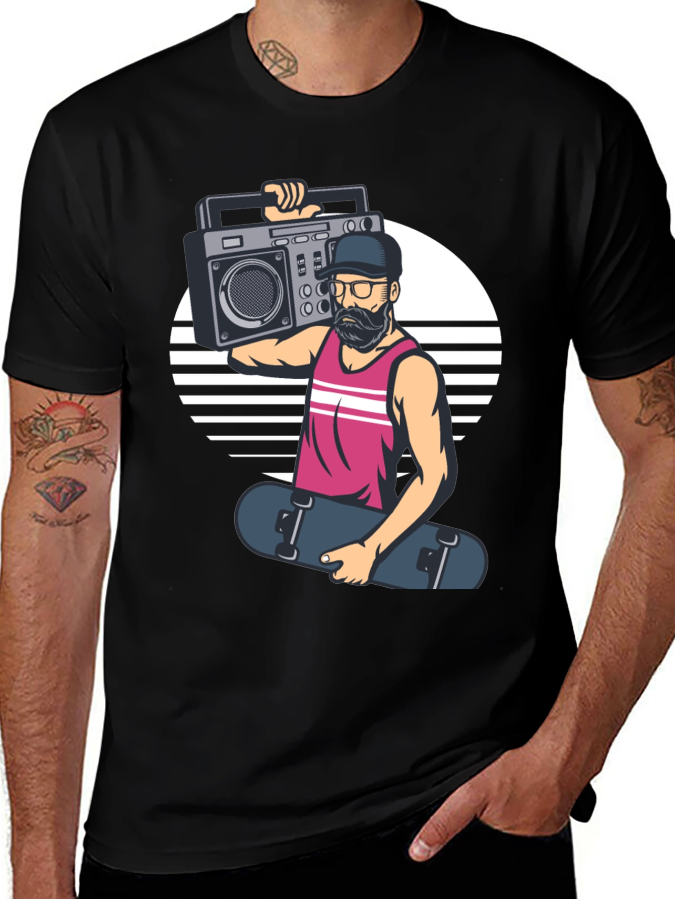 Variant 23 of Retro Skater Graphic T-Shirt