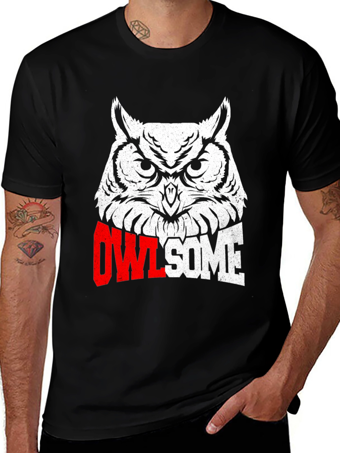 Variant 15 of Owl-some Graphic Print T-Shirt