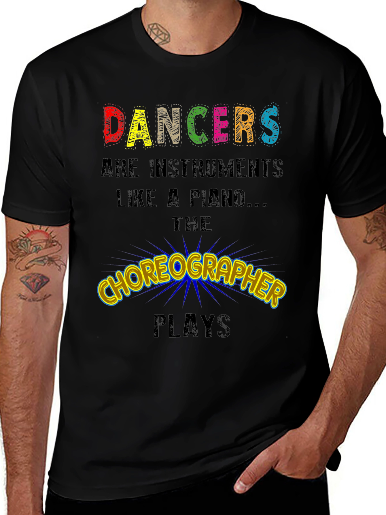 Variant 13 of Dancers Are Instruments Graphic T-Shirt