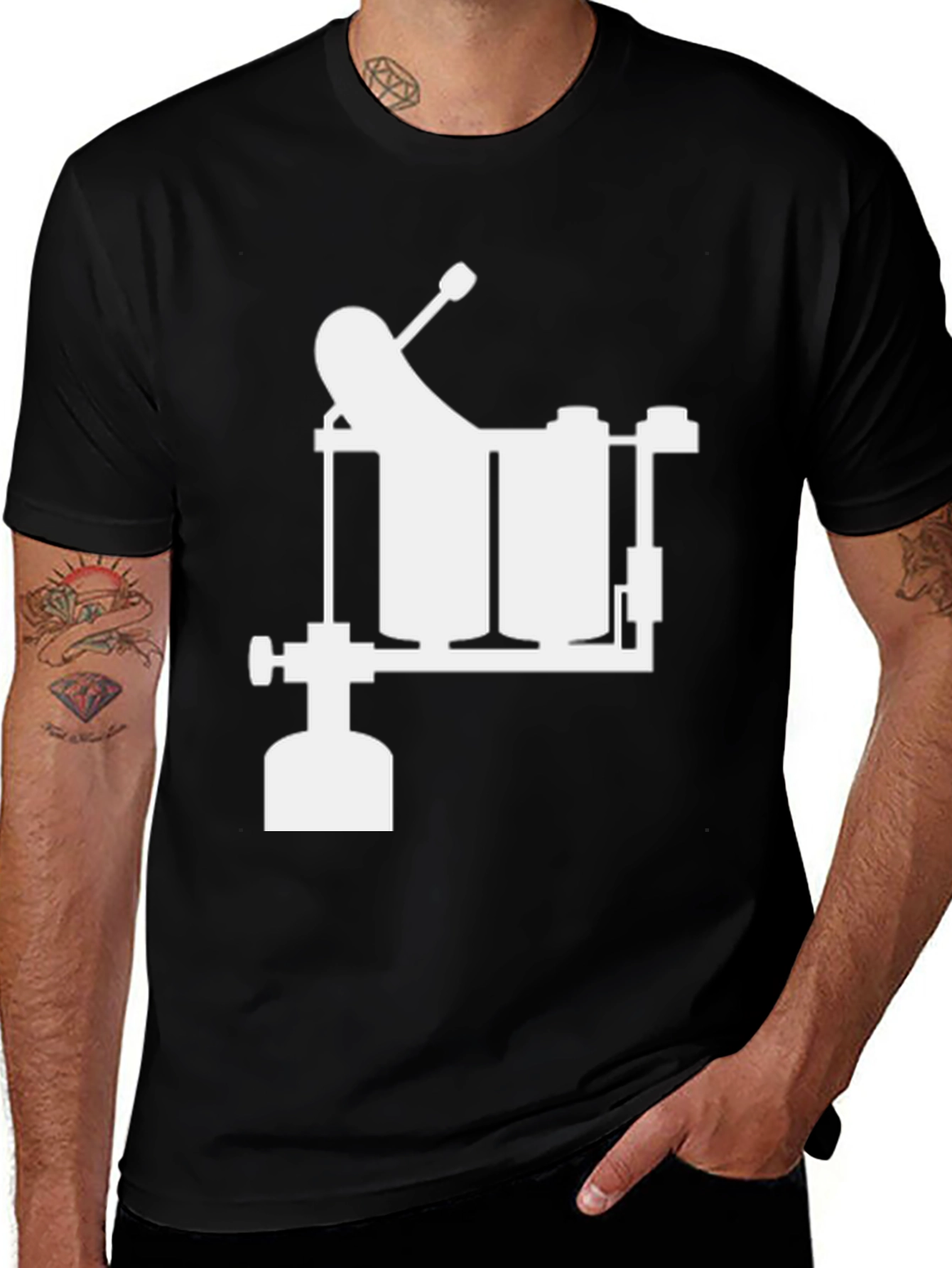 Variant 29 of Tattoo Machine Graphic Tee - Cool & Unique Design