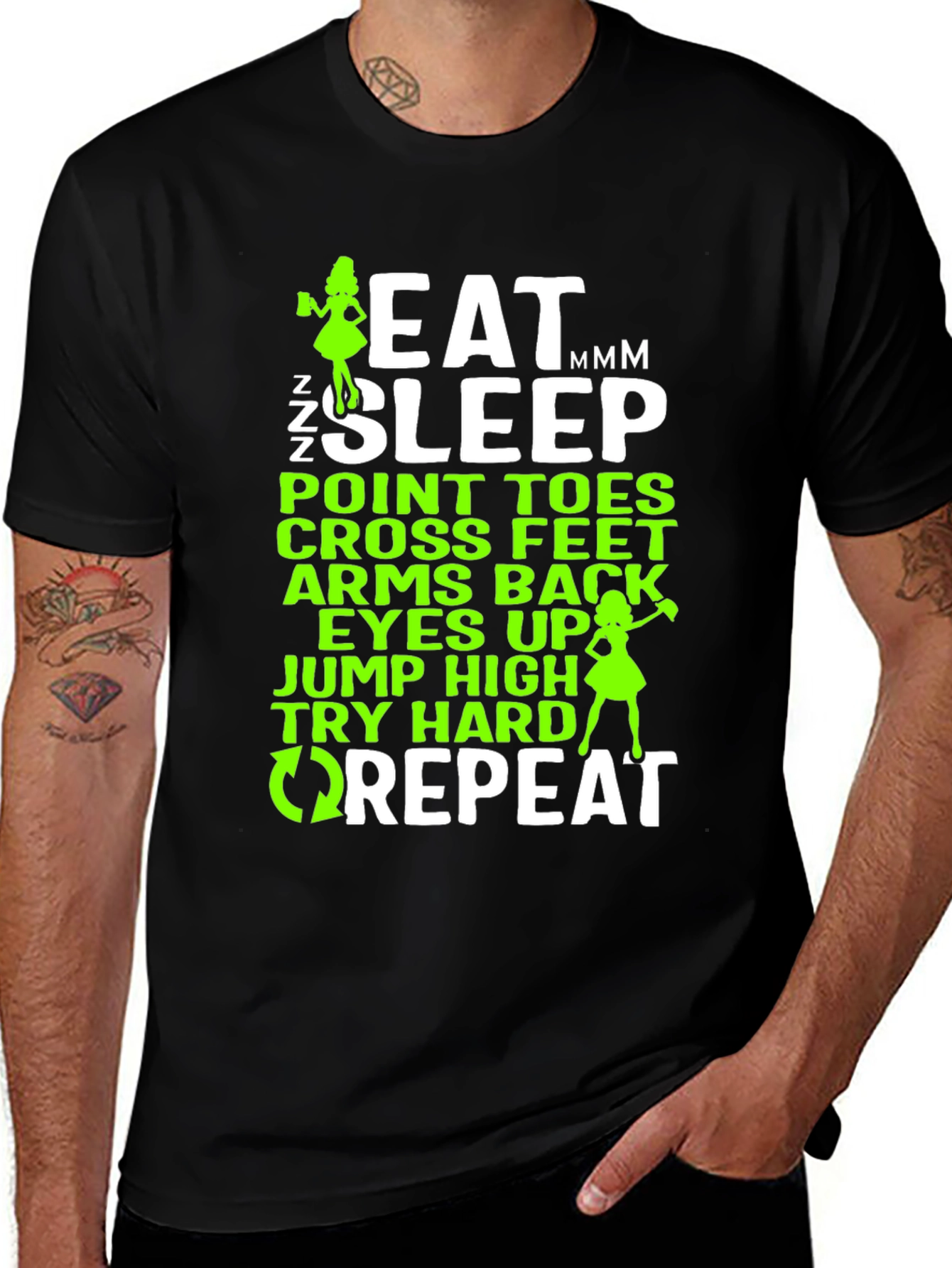 Eat Sleep Cheer Repeat T-Shirt