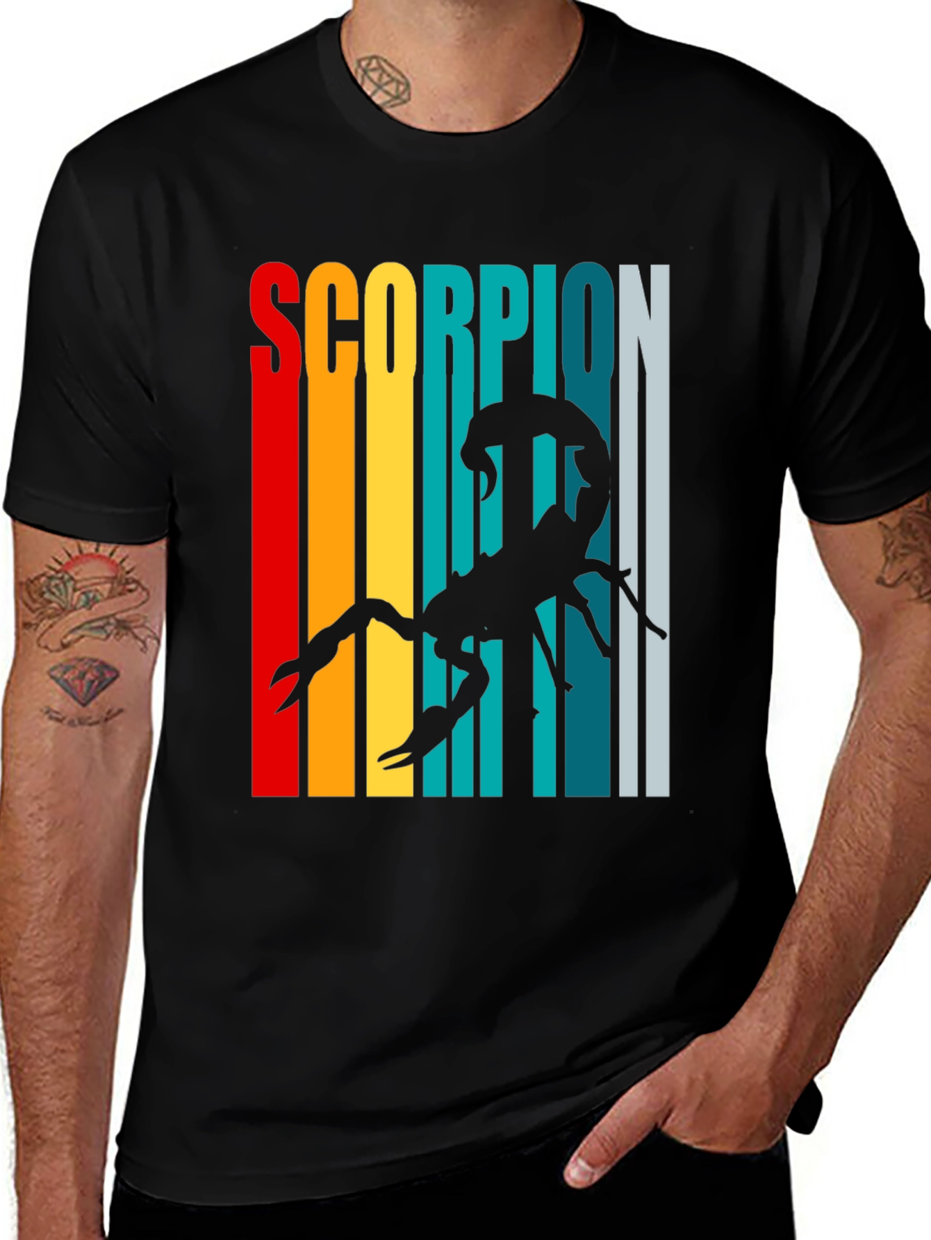 Variant 26 of Retro Scorpion Graphic T-Shirt