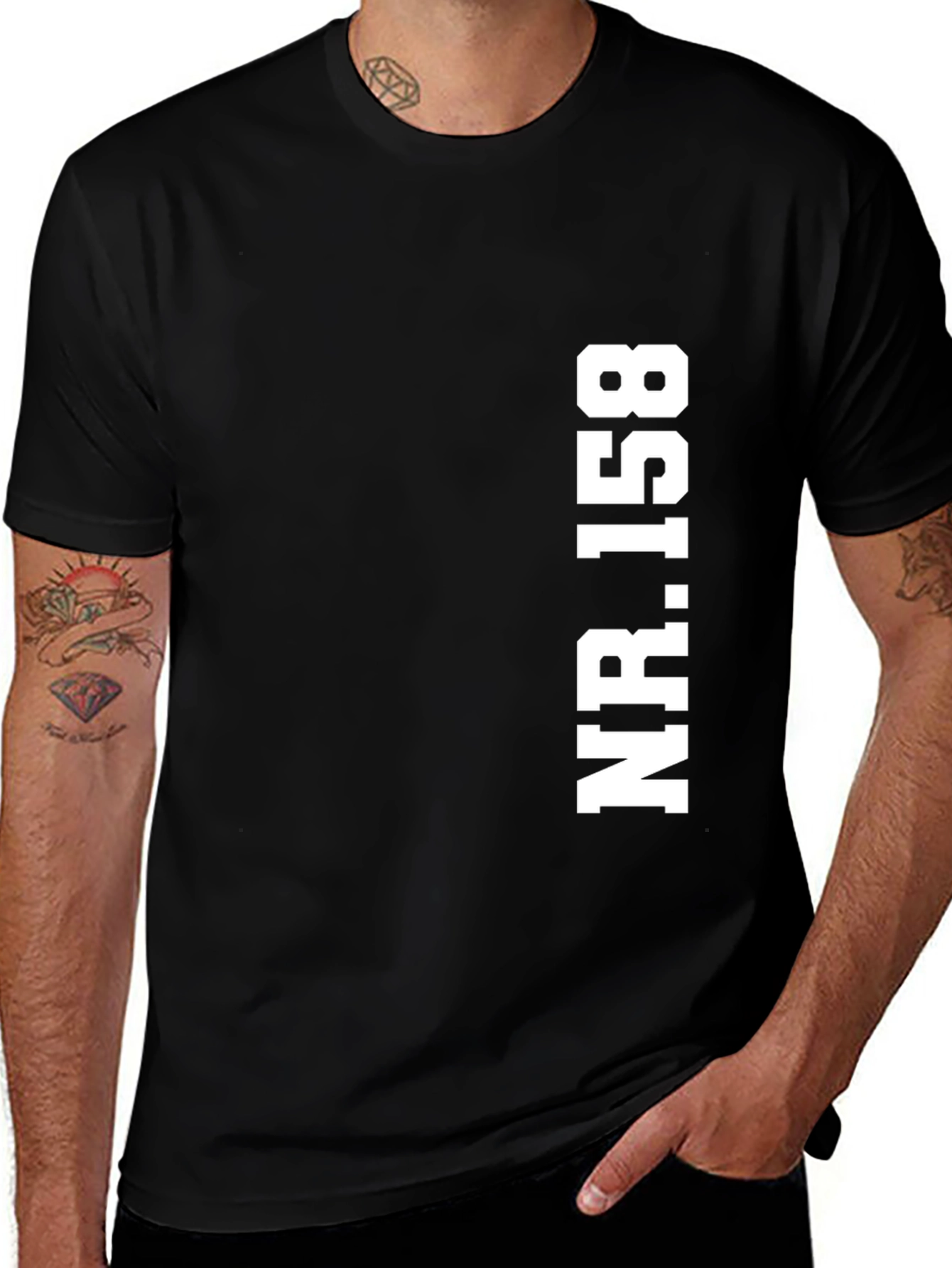 NR.158 Graphic Tee - Modern Style