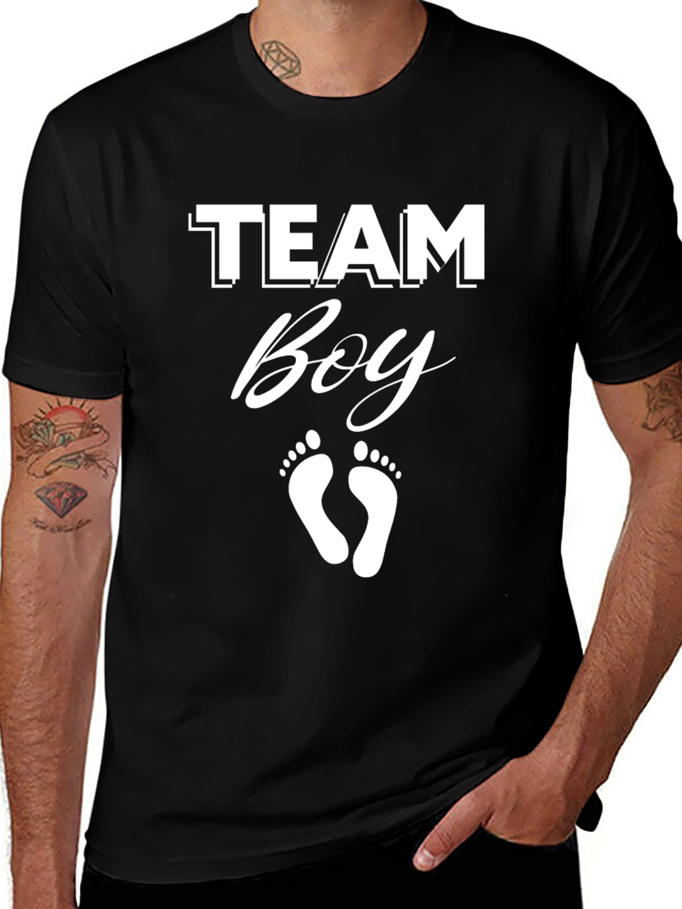 Team Boy T-Shirt - Gender Reveal