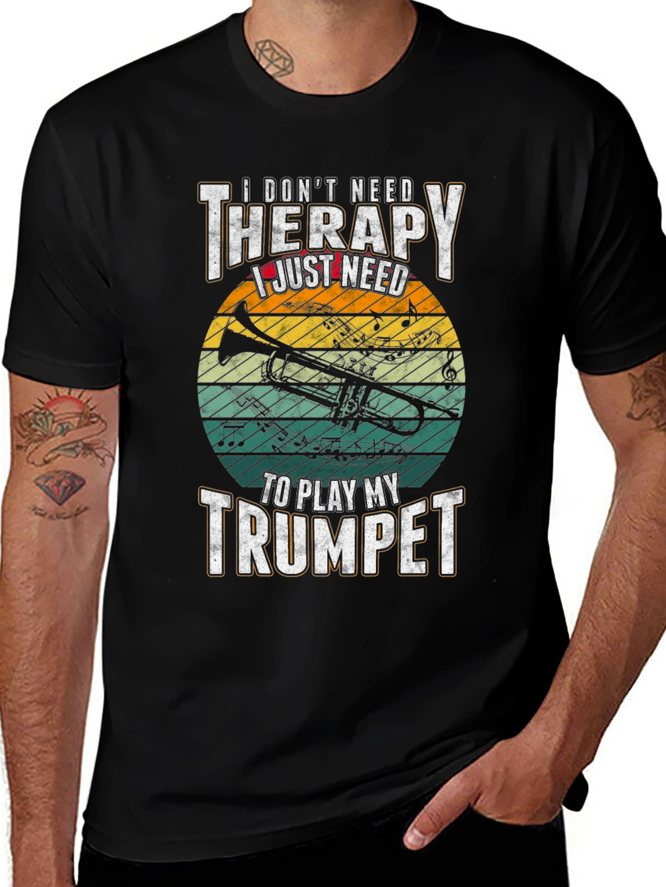 Variant 5 of Therapy Trumpet Player T-Shirt