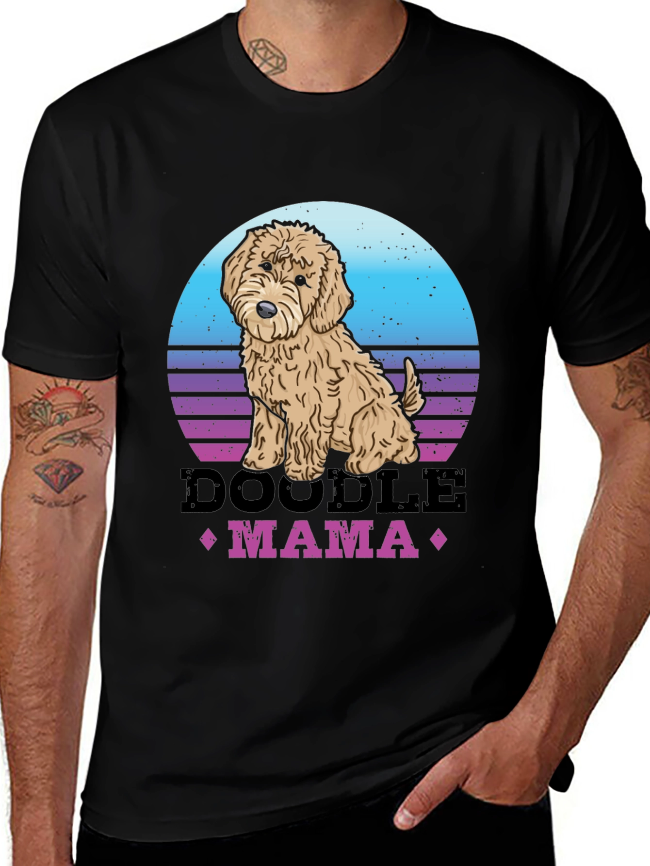 Variant 24 of Doodle Mama Graphic Tee - Dog Lover Shirt