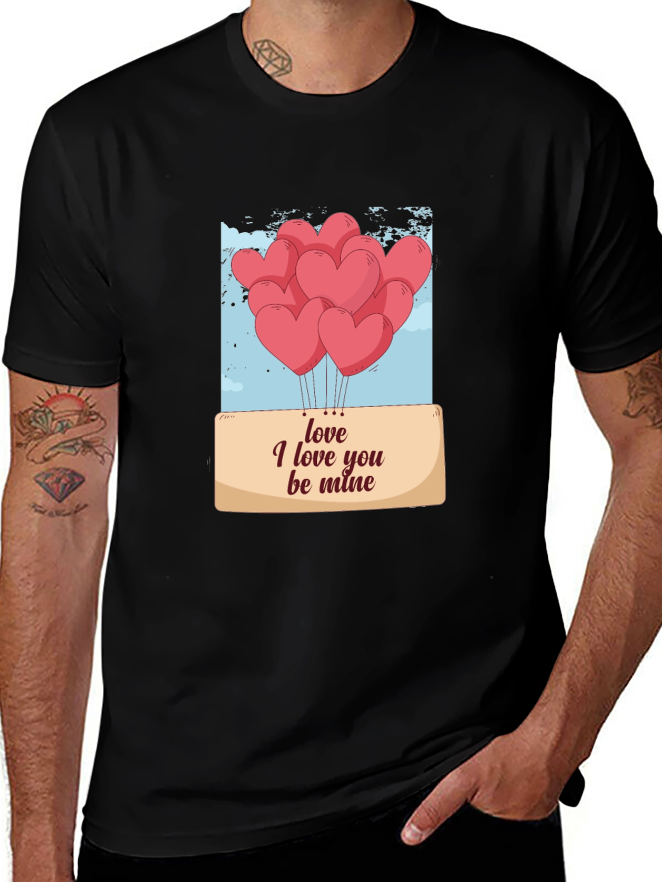 Variant 20 of Love Balloon T-Shirt - Valentine's Day Tee