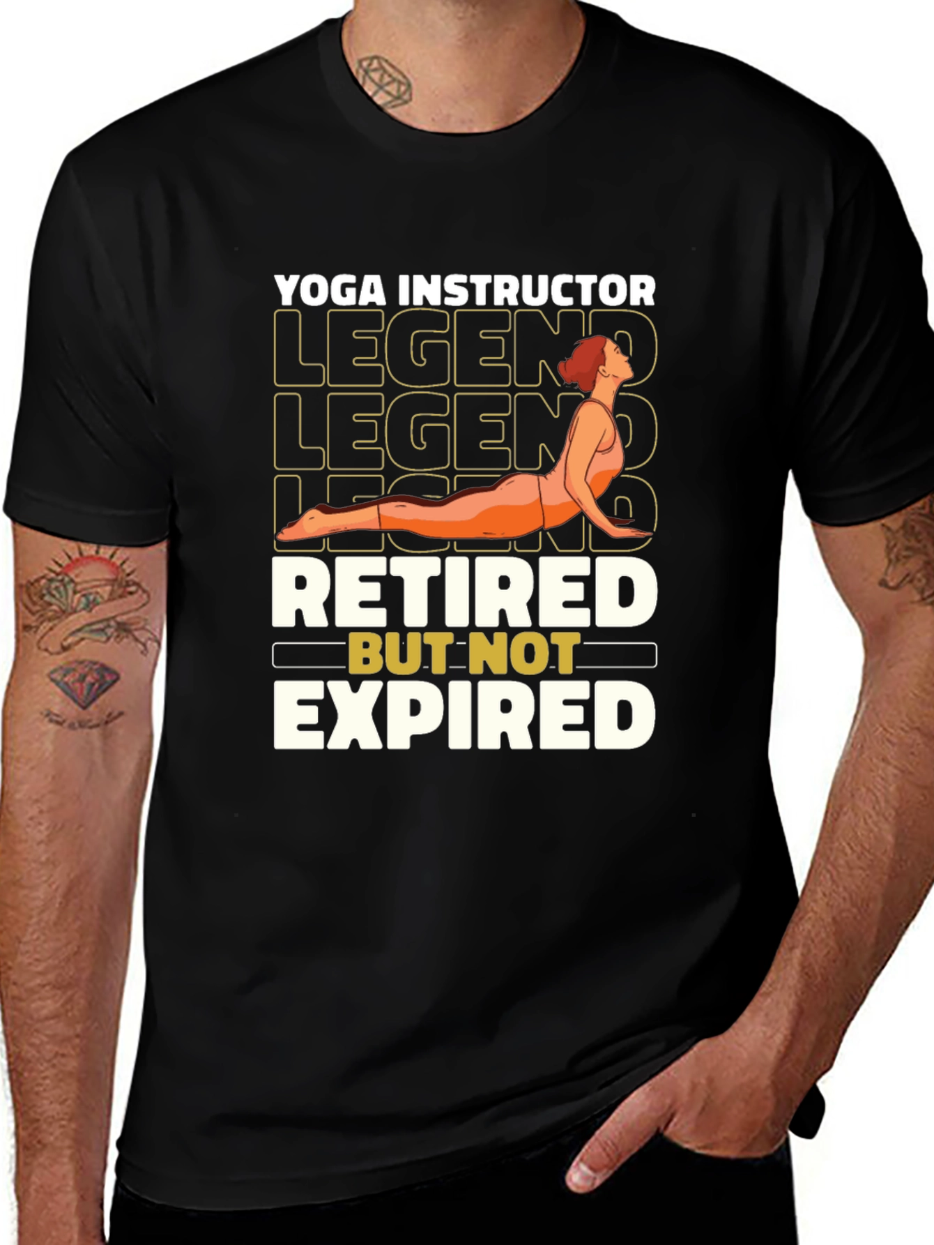 Variant 7 of Retired Yoga Instructor Legend T-Shirt