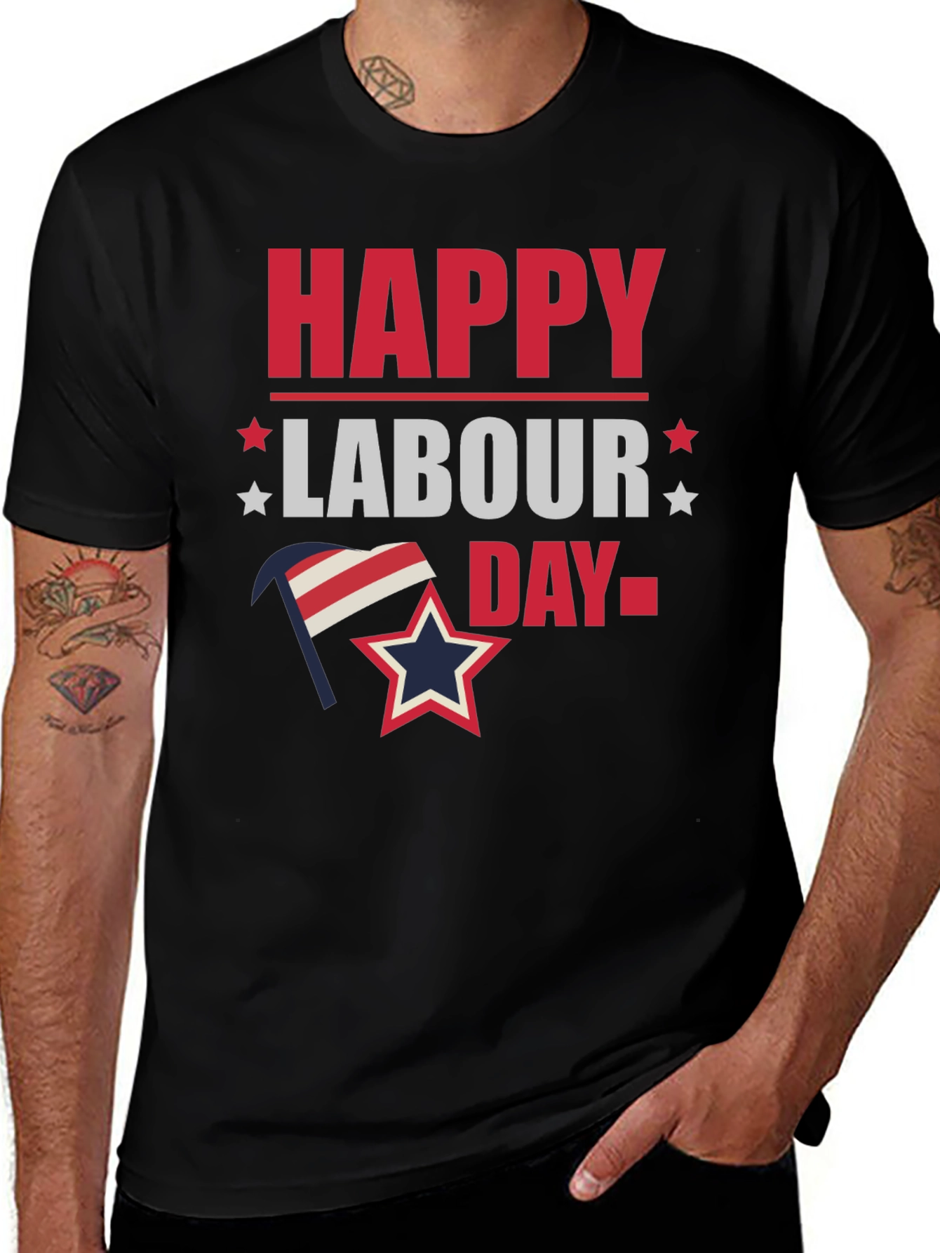 Happy Labour Day T-Shirt - Patriotic Celebration Tee