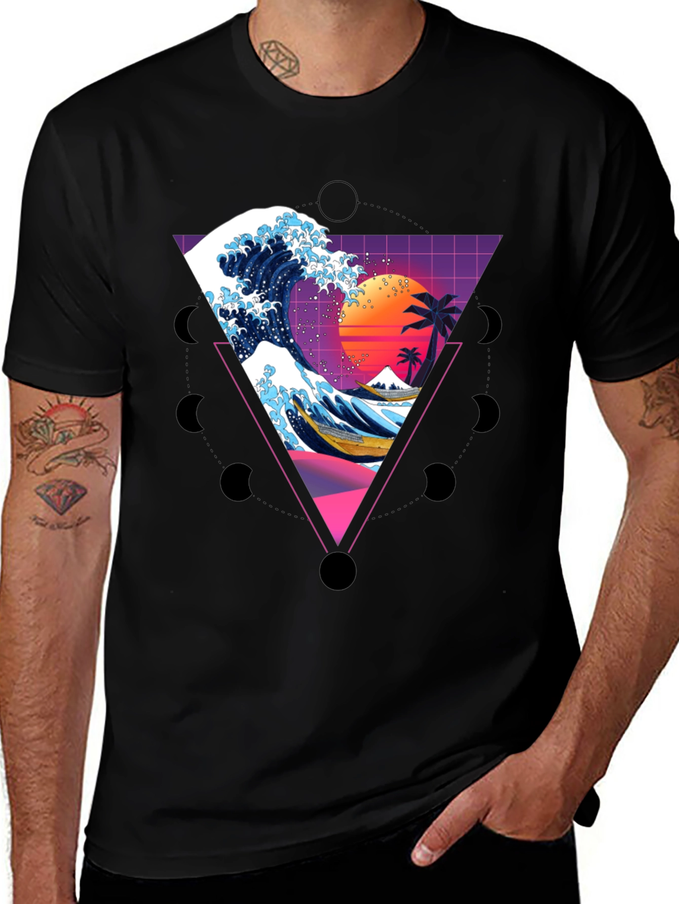 Variant 25 of Retro Wave Graphic T-Shirt