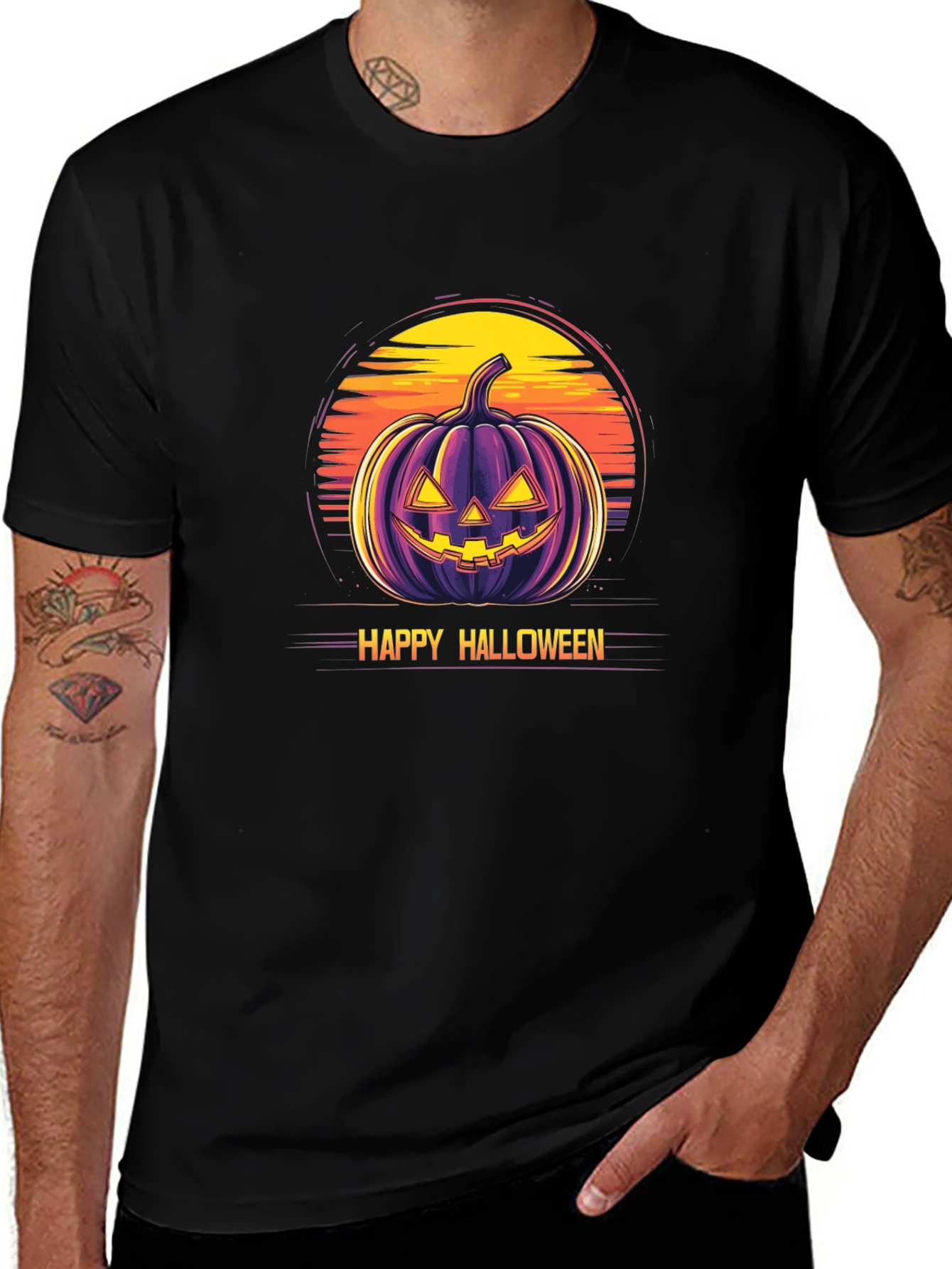 Variant 15 of Happy Halloween Pumpkin T-Shirt