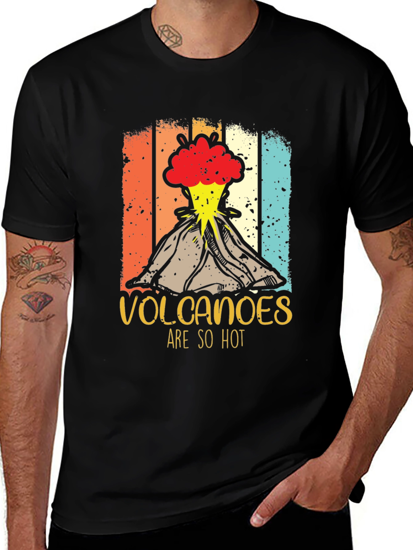 Variant 20 of Volcanoes Are So Hot T-Shirt - Erupting Style!