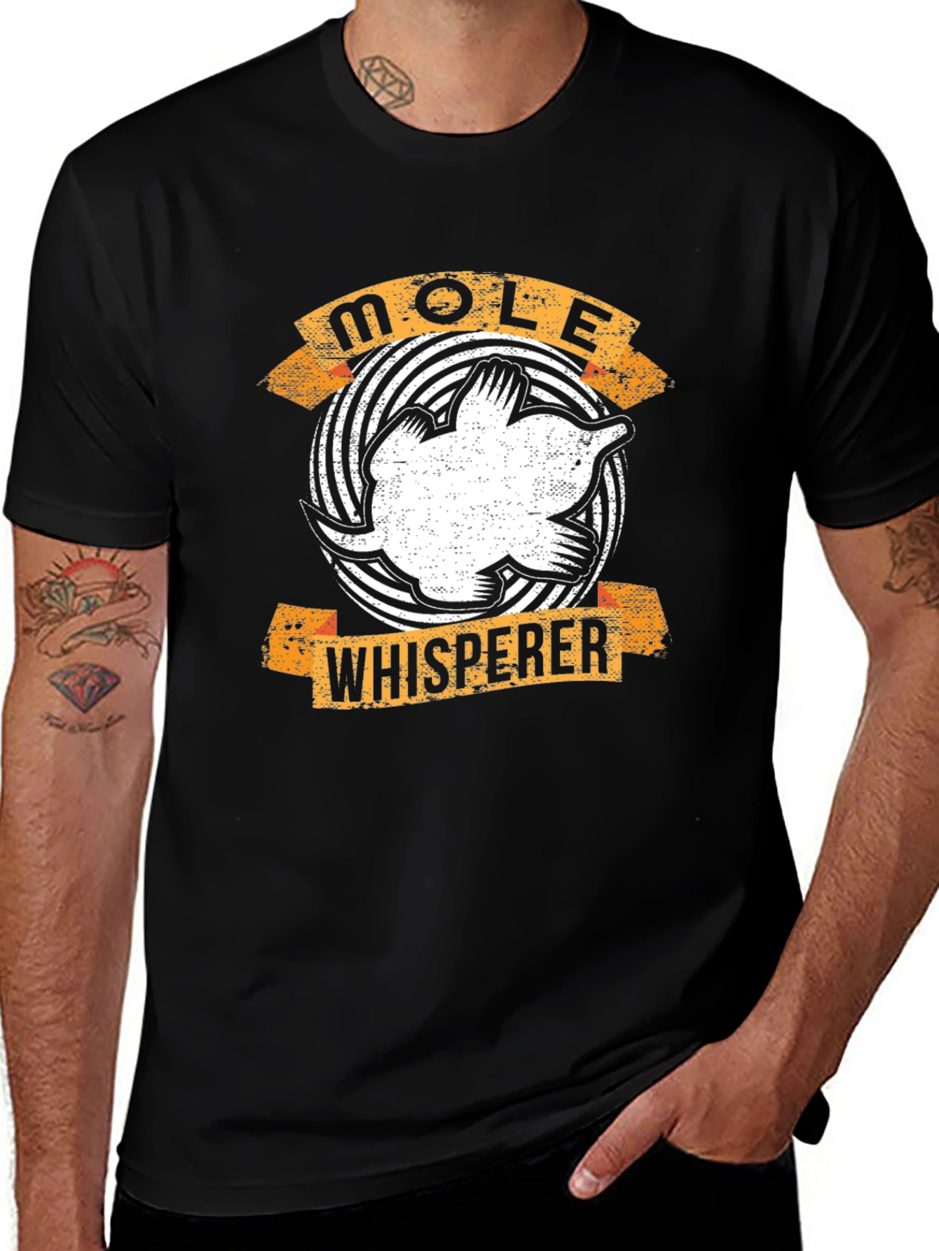 Variant 15 of Mole Whisperer Graphic T-Shirt - Black