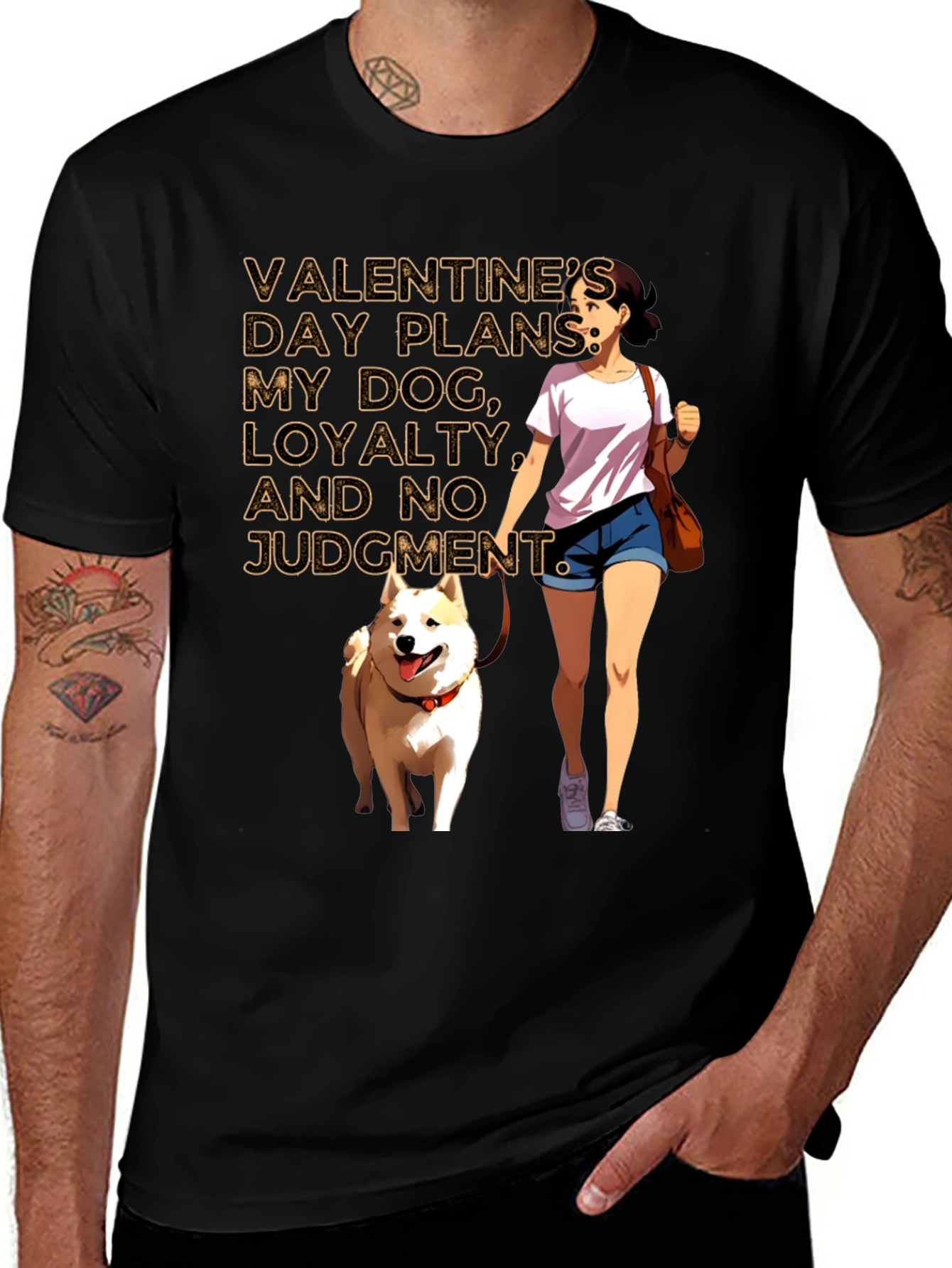 Variant 4 of Valentine's Day Dog Lover T-Shirt