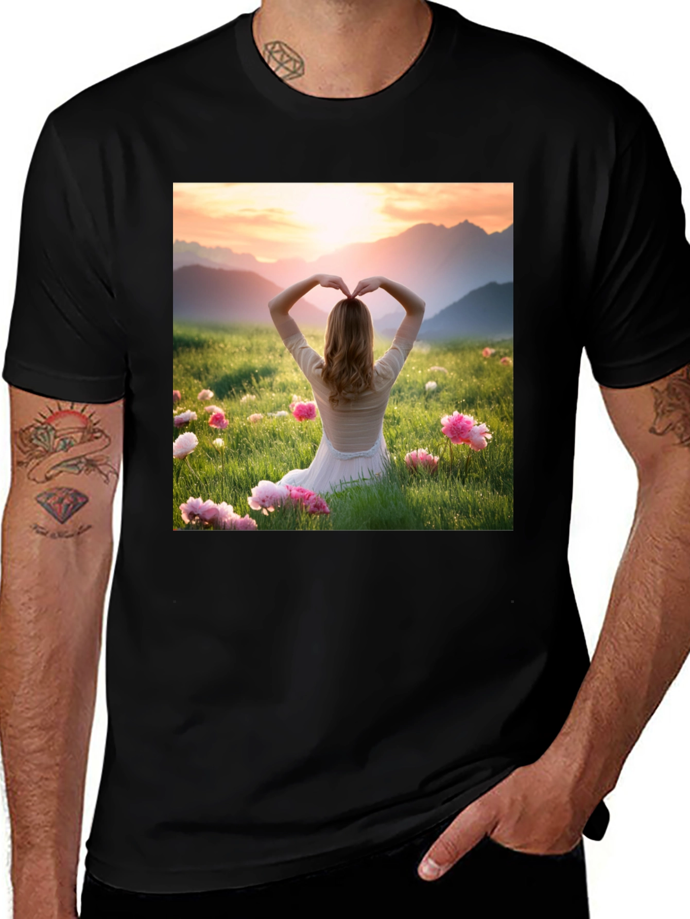 Variant 28 of Nature Girl T-Shirt -  Peaceful Graphic Tee